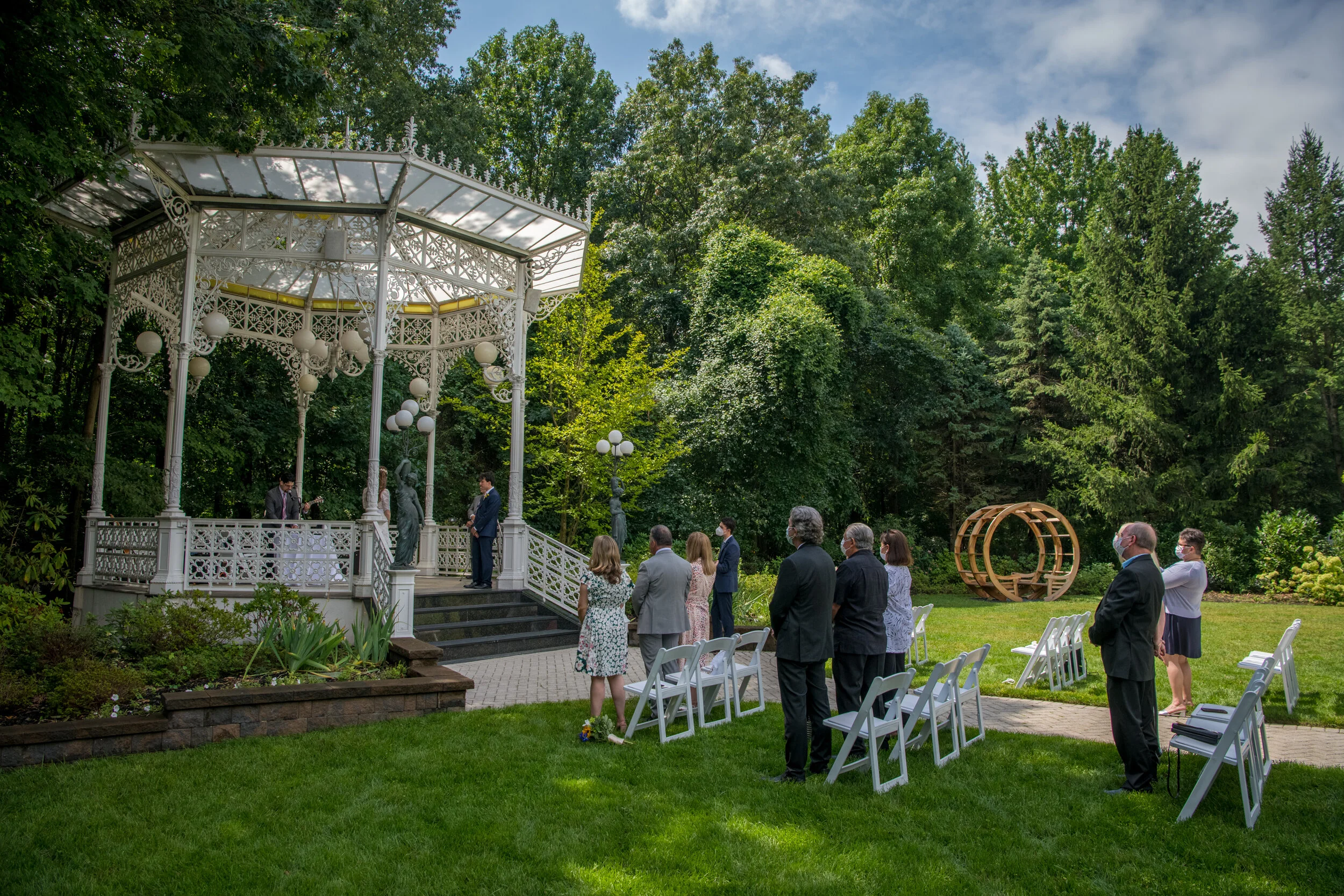  Socially distanced wedding at Hilton Garden Inn, Staten Island 