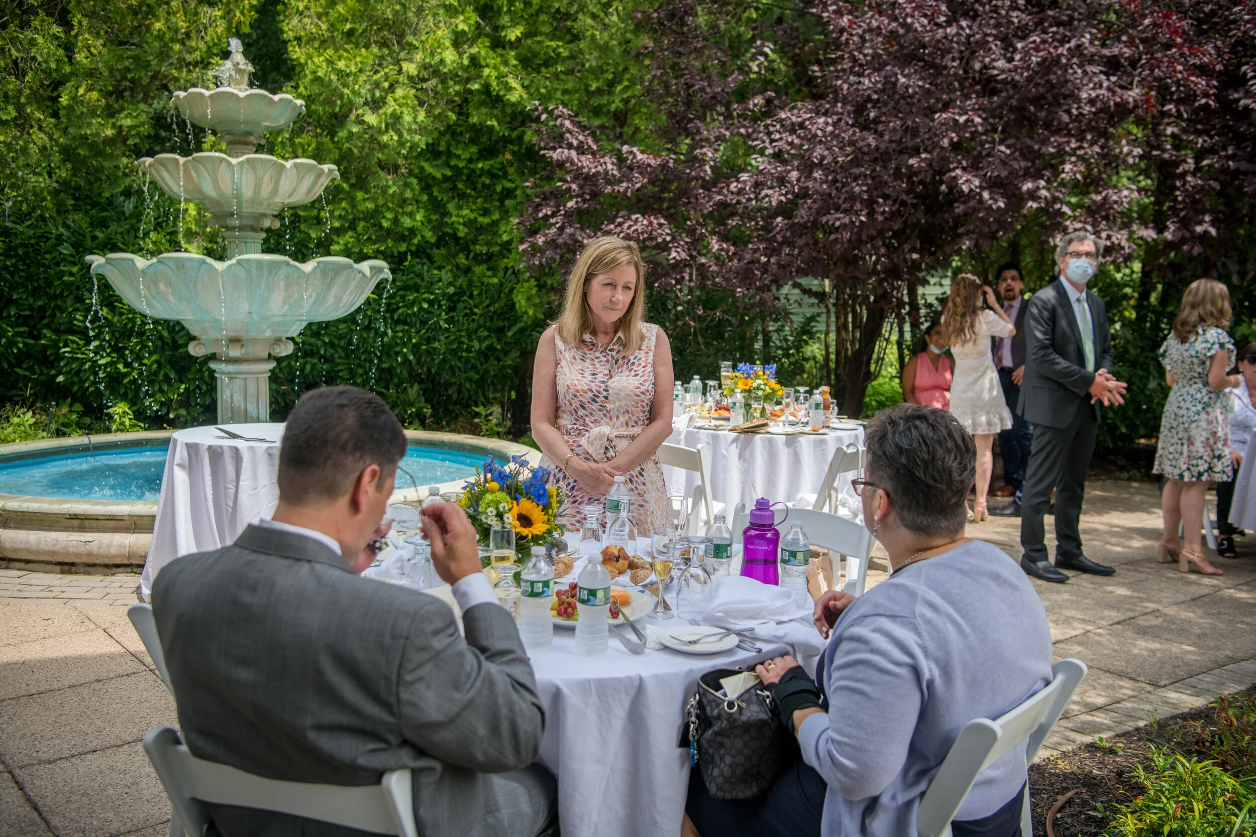  Socially distanced wedding at Hilton Garden Inn, Staten Island 