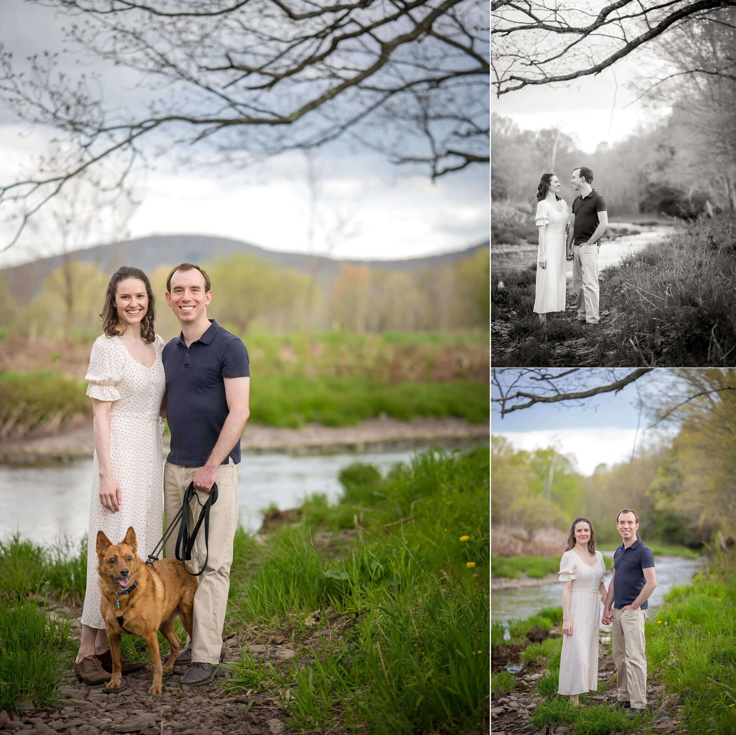  Engagement photos shot at The Windham Path in Upstate New York. (photo by Craig Warga Weddings) 
