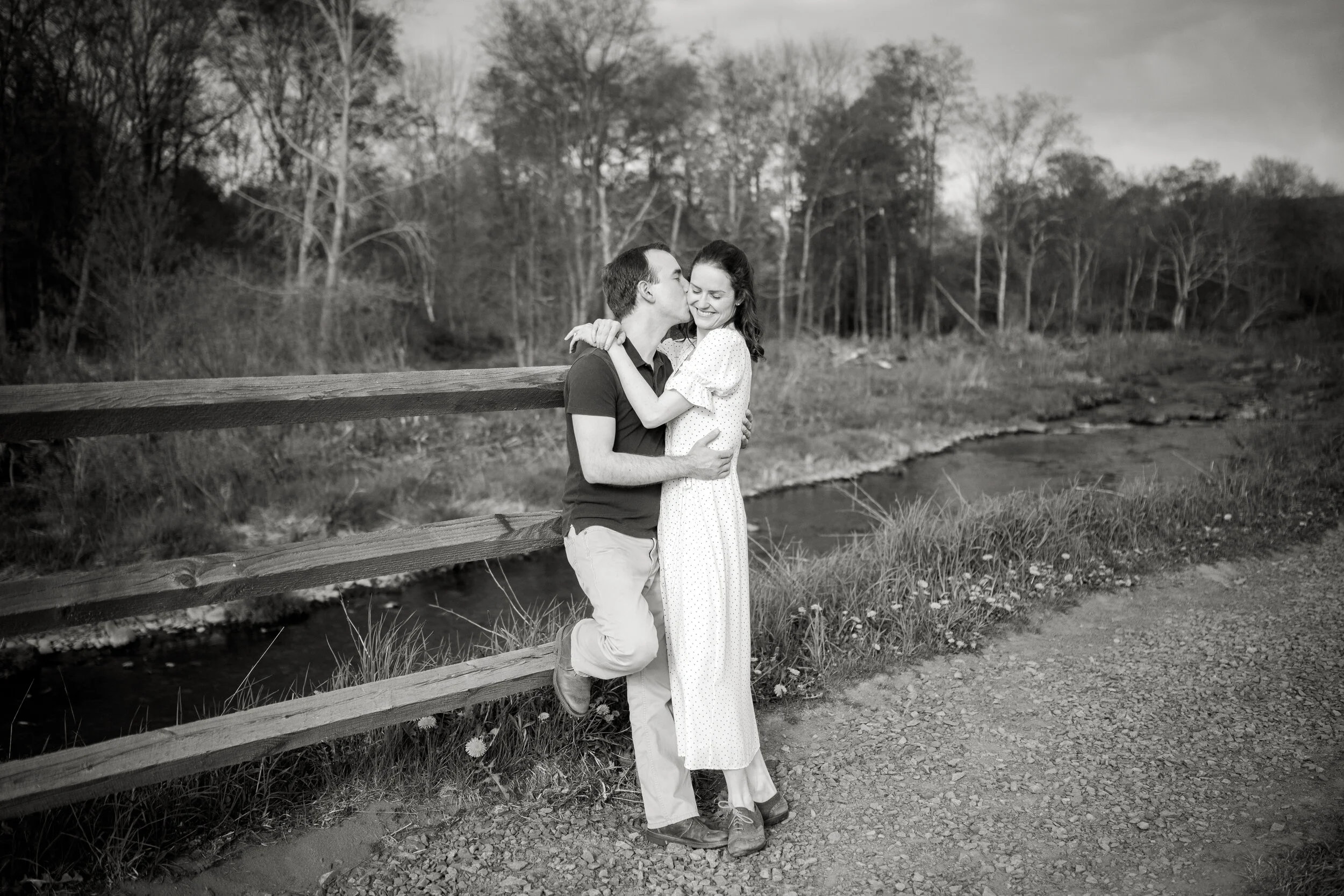  Engagement photos shot at The Windham Path in Upstate New York. (photo by Craig Warga Weddings) 