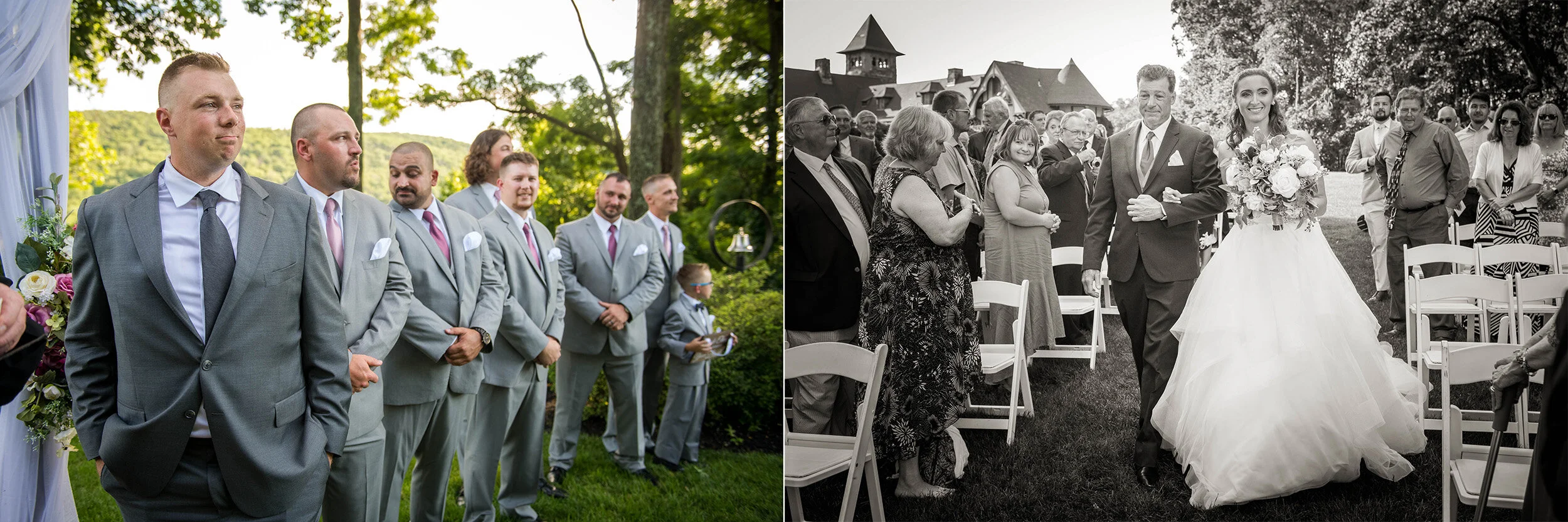  Megan and Chad’s Wedding at Saint Clements Castle in Portland, CT (photo  by Craig Warga) 