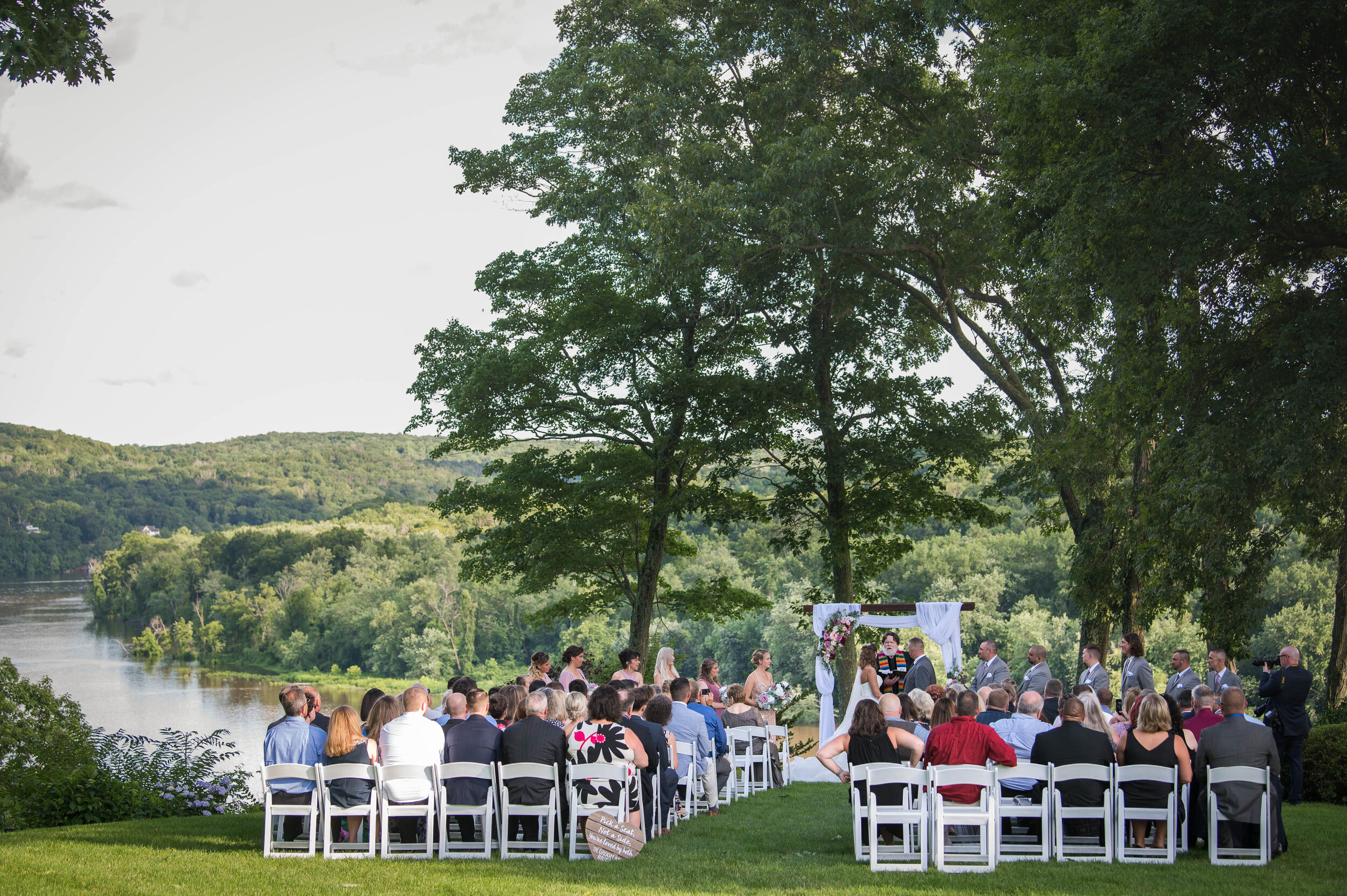  Megan and Chad’s Wedding at Saint Clements Castle in Portland, CT (photo  by Craig Warga) 