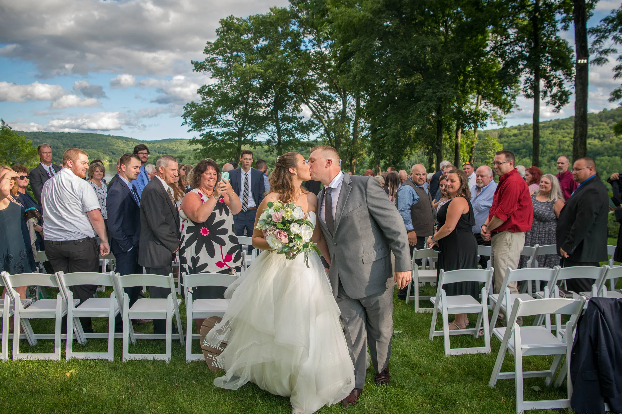  Megan and Chad’s Wedding at Saint Clements Castle in Portland, CT (photo  by Craig Warga) 