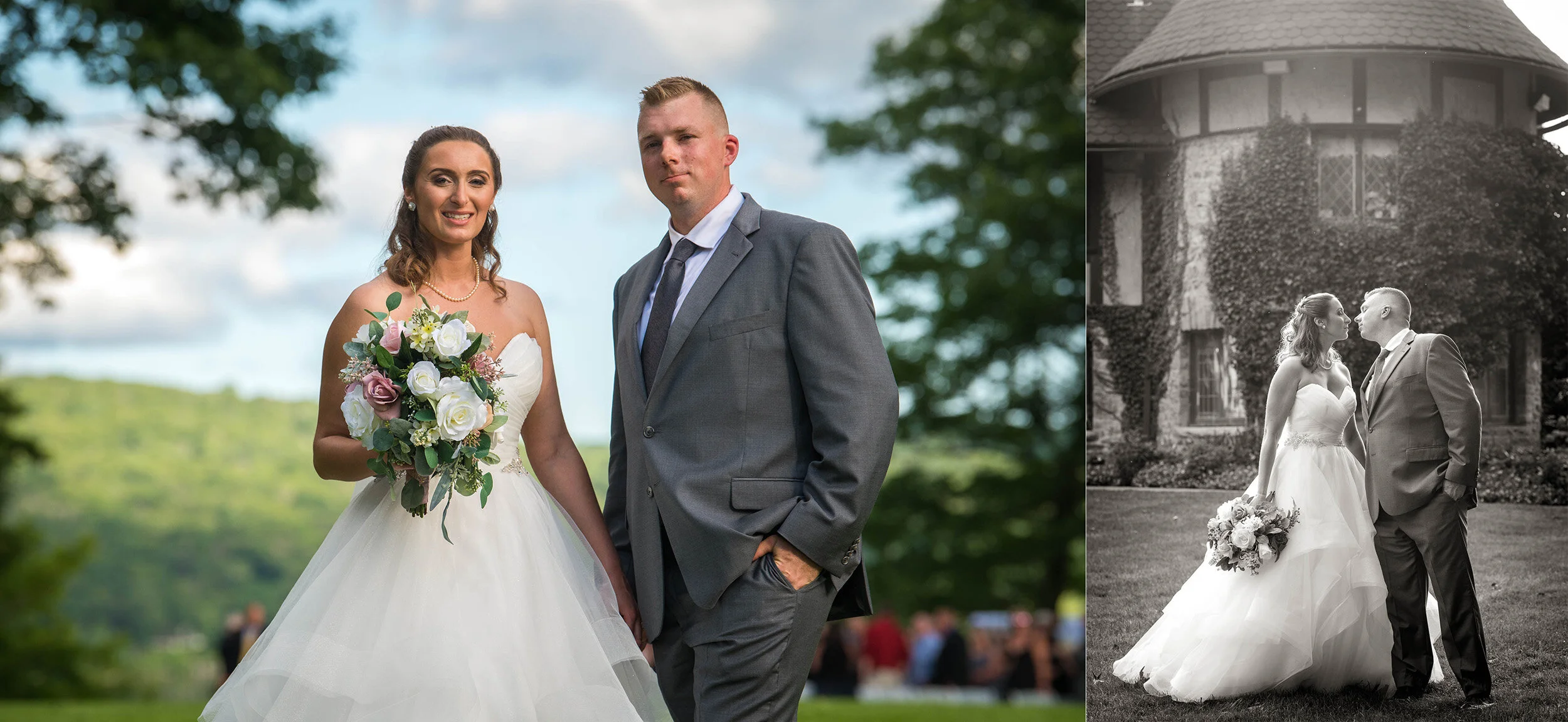  Megan and Chad’s Wedding at Saint Clements Castle in Portland, CT (photo  by Craig Warga) 