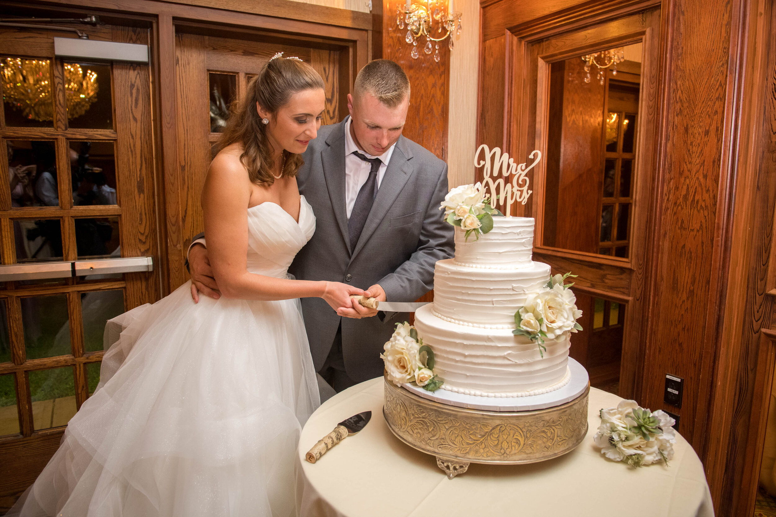  Megan and Chad’s Wedding at Saint Clements Castle in Portland, CT (photo  by Craig Warga) 