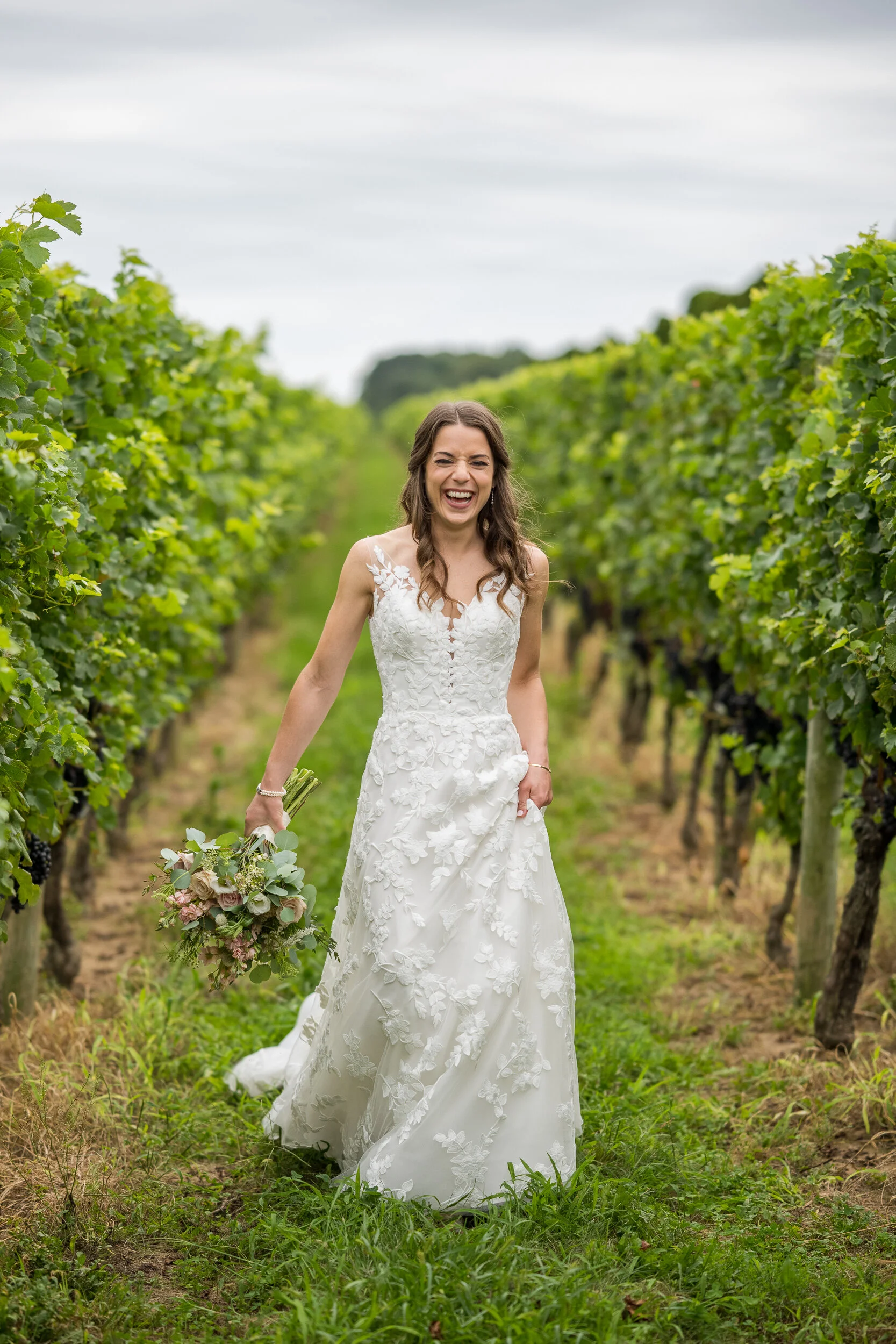  The Wedding of Caroline and Jackson at RGNY Winery Vineyard in Riverhead, New York by Craig Warga Photography 