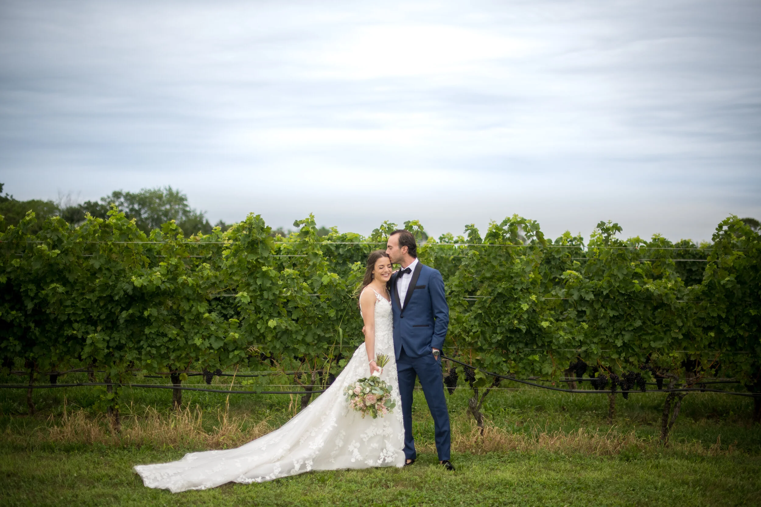  The Wedding of Caroline and Jackson at RGNY Winery Vineyard in Riverhead, New York by Craig Warga Photography 