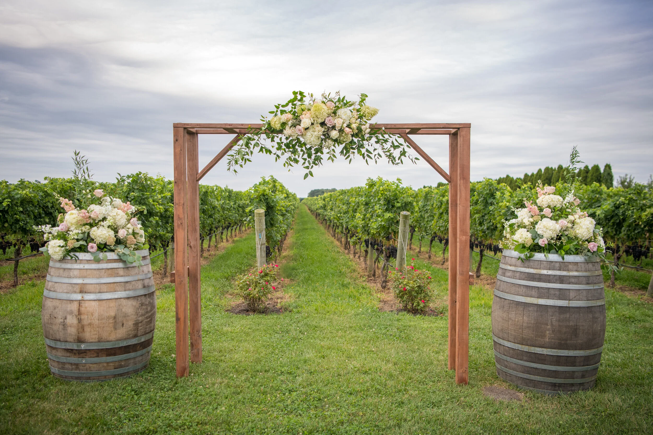 The Wedding of Caroline and Jackson at RGNY Winery Vineyard in Riverhead, New York by Craig Warga Photography 