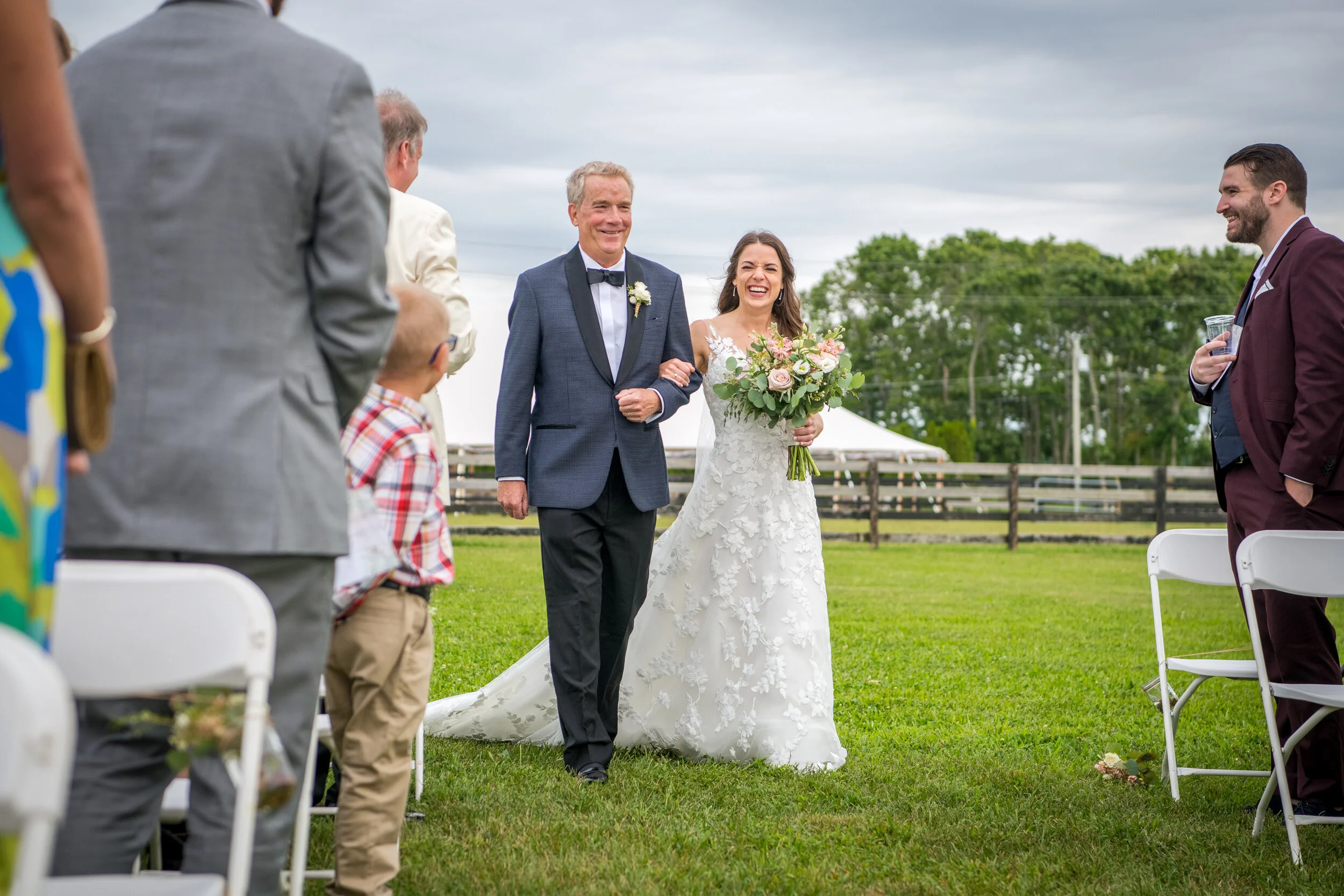  The Wedding of Caroline and Jackson at RGNY Winery Vineyard in Riverhead, New York by Craig Warga Photography 