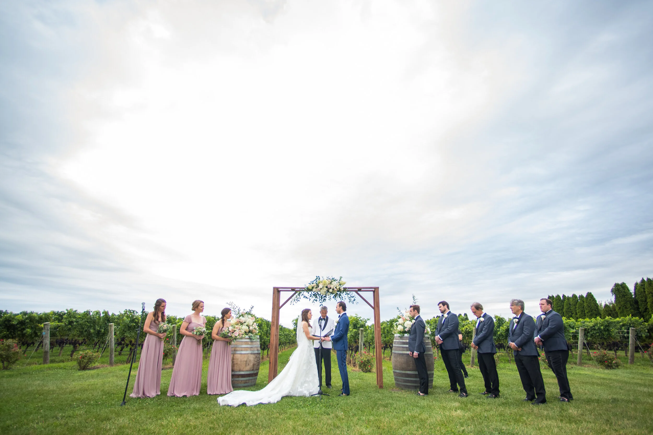  The Wedding of Caroline and Jackson at RGNY Winery Vineyard in Riverhead, New York by Craig Warga Photography 