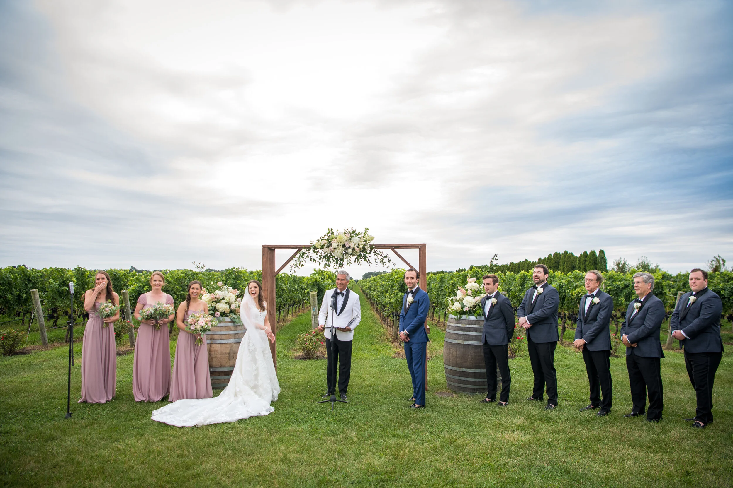  The Wedding of Caroline and Jackson at RGNY Winery Vineyard in Riverhead, New York by Craig Warga Photography 