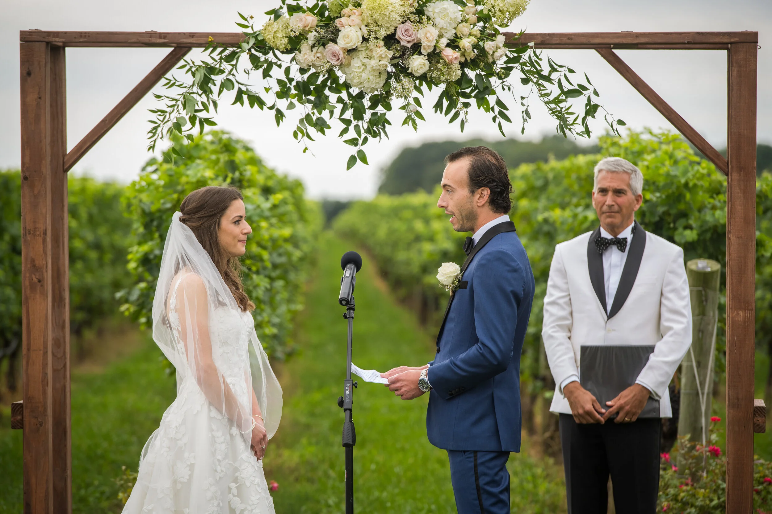  The Wedding of Caroline and Jackson at RGNY Winery Vineyard in Riverhead, New York by Craig Warga Photography 