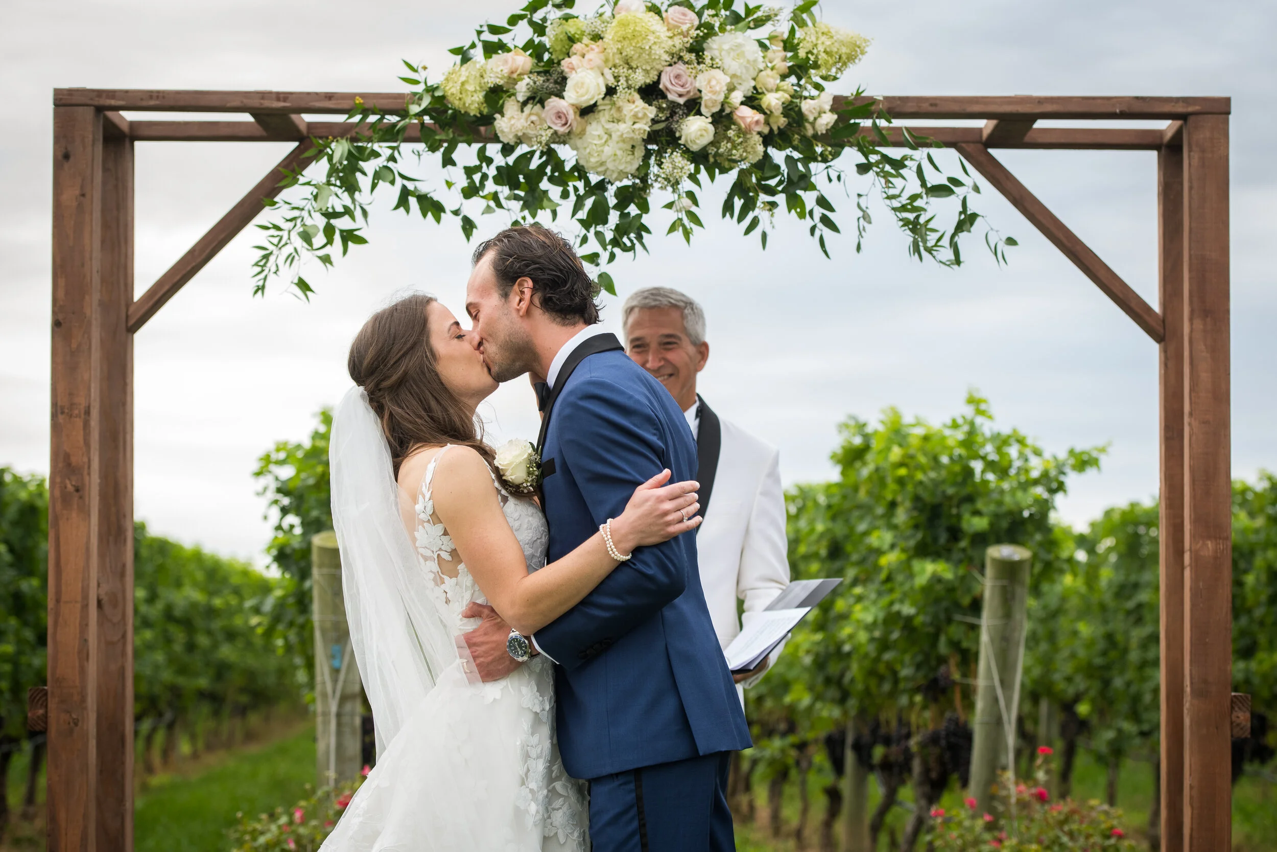  The Wedding of Caroline and Jackson at RGNY Winery Vineyard in Riverhead, New York by Craig Warga Photography 