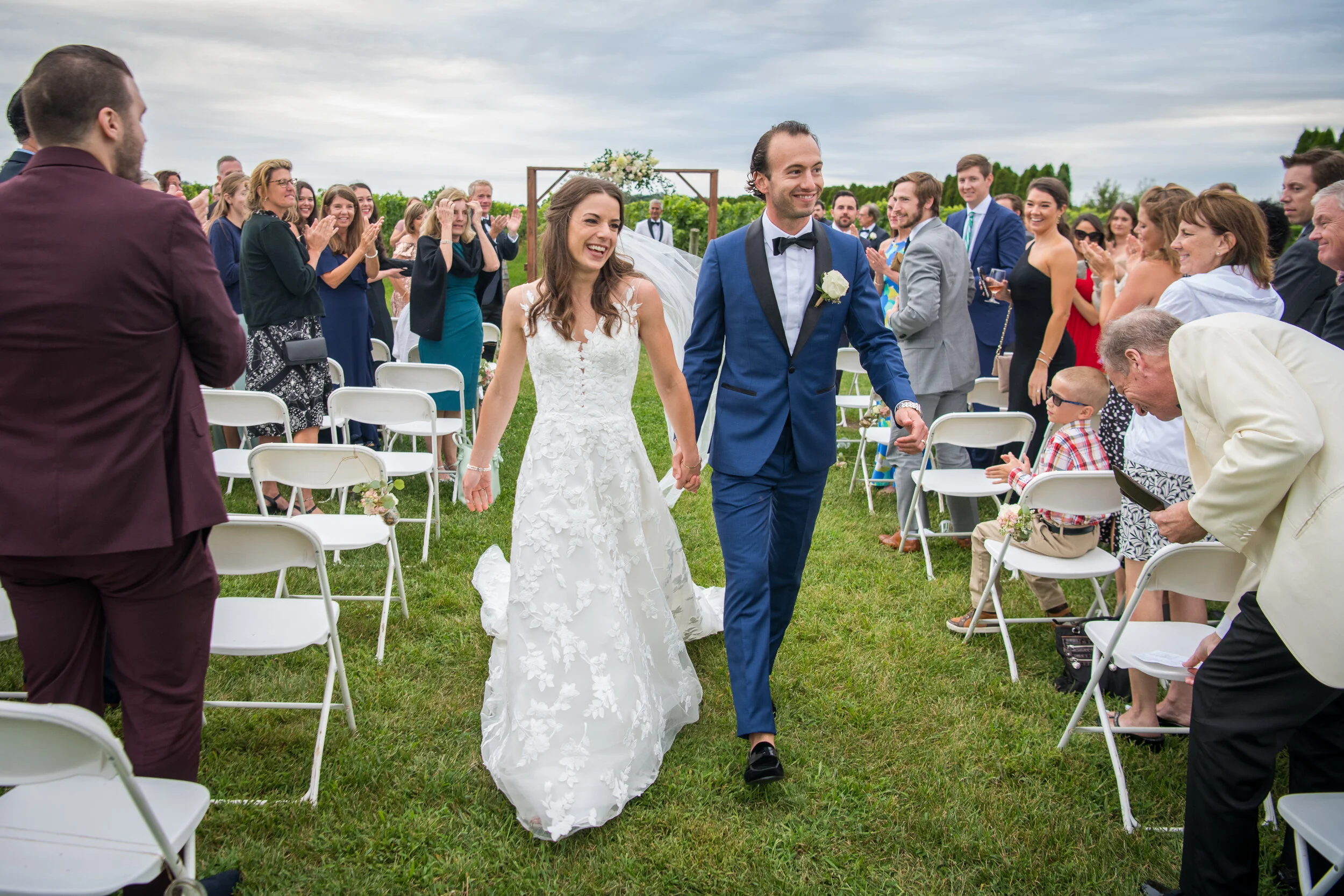  The Wedding of Caroline and Jackson at RGNY Winery Vineyard in Riverhead, New York by Craig Warga Photography 