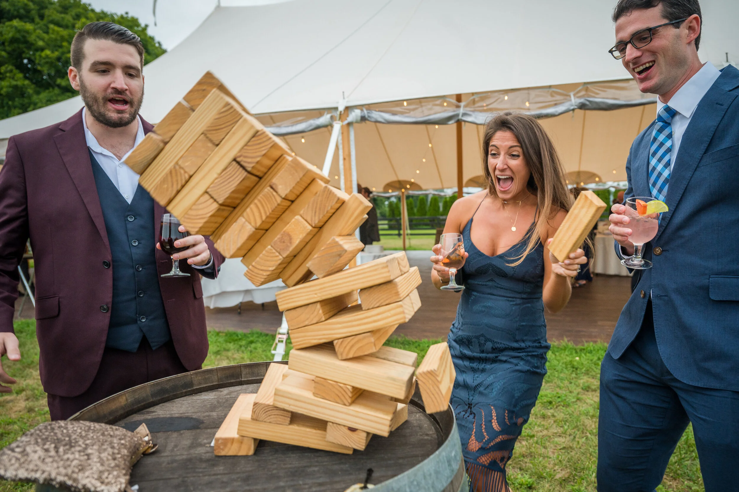  The Wedding of Caroline and Jackson at RGNY Winery Vineyard in Riverhead, New York by Craig Warga Photography 