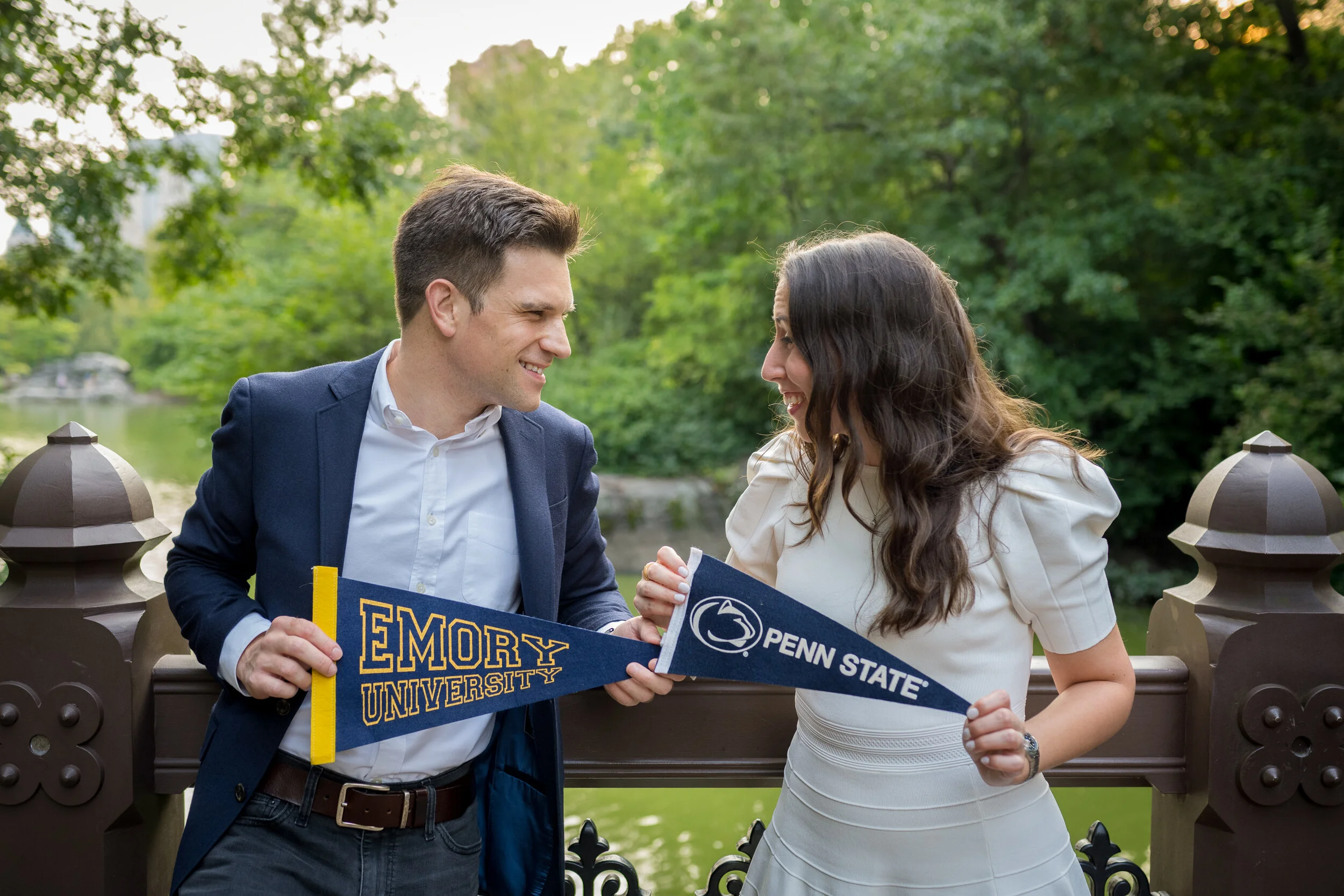  Engagement photos in Central Park and Tribeca in New York City by Craig Warga Photography 