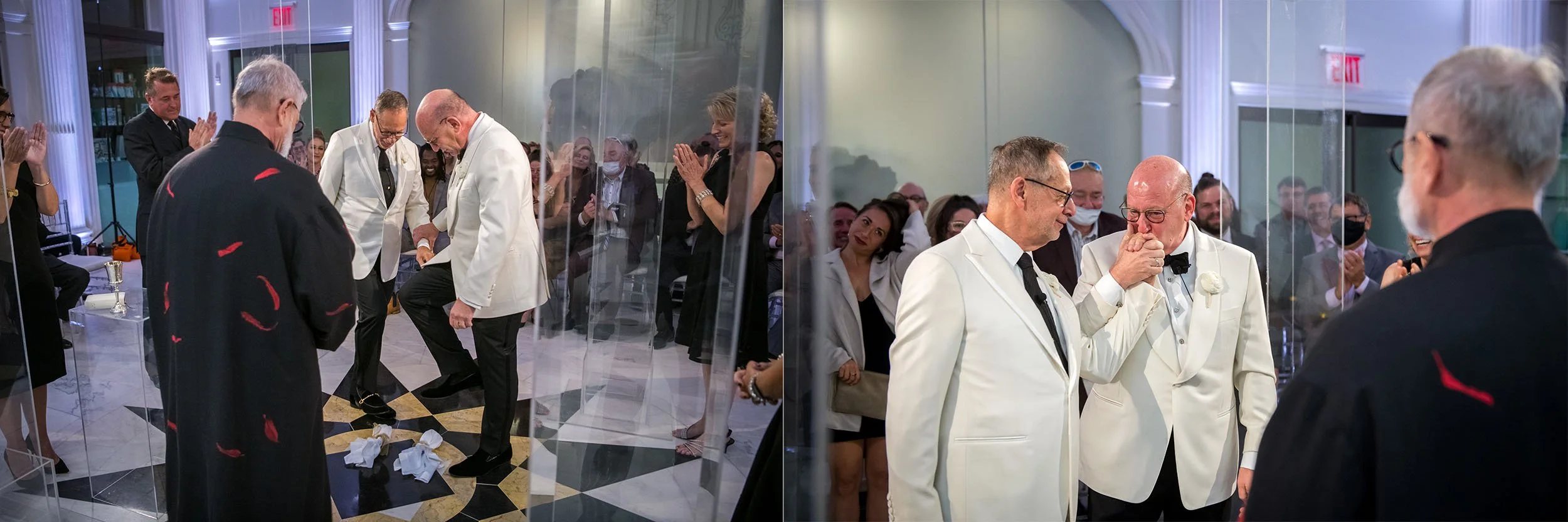  The wedding of Barry and Howard at The Museum of The City of New York in New York, NY. (Photo by Craig Warga) 
