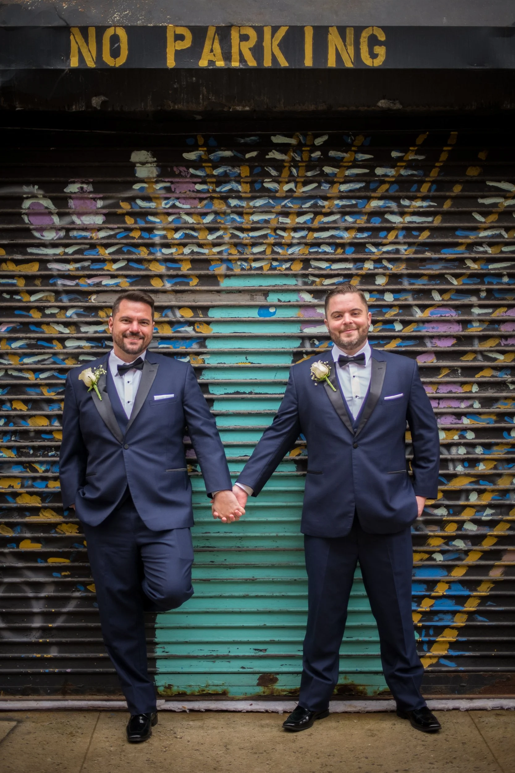  The Wedding of Dan and Harold at the Church of the Village in Manhattan, New York. (Photo by Craig Warga) 