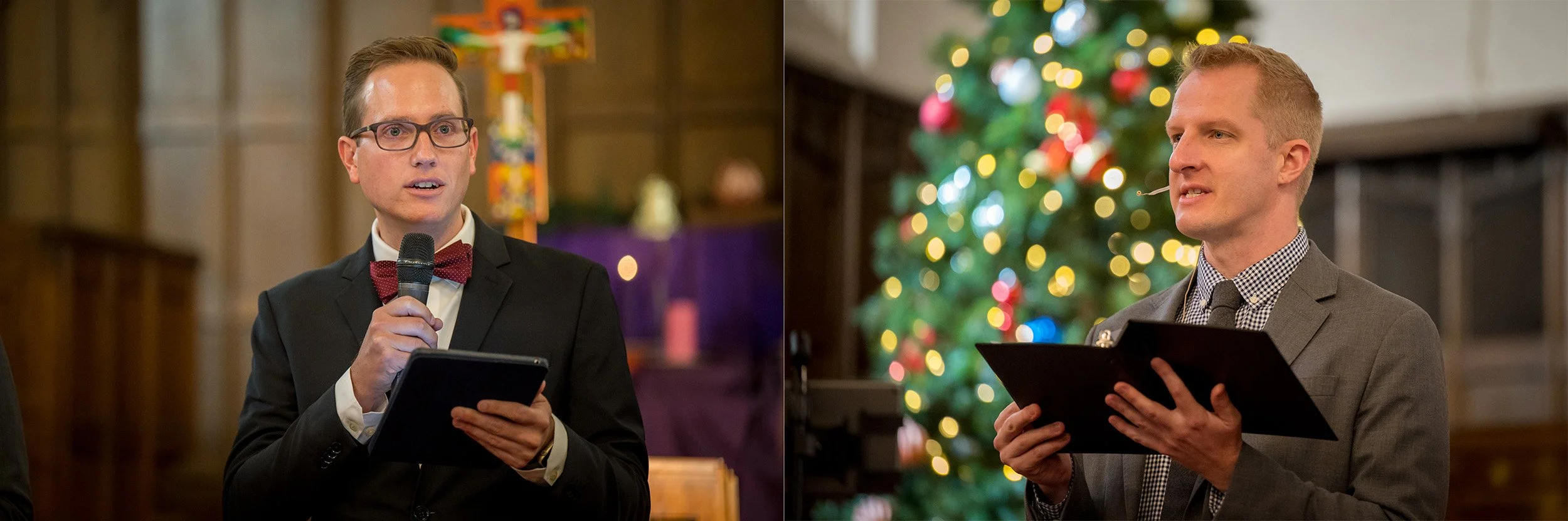  The Wedding of Dan and Harold at the Church of the Village in Manhattan, New York. (Photo by Craig Warga) 