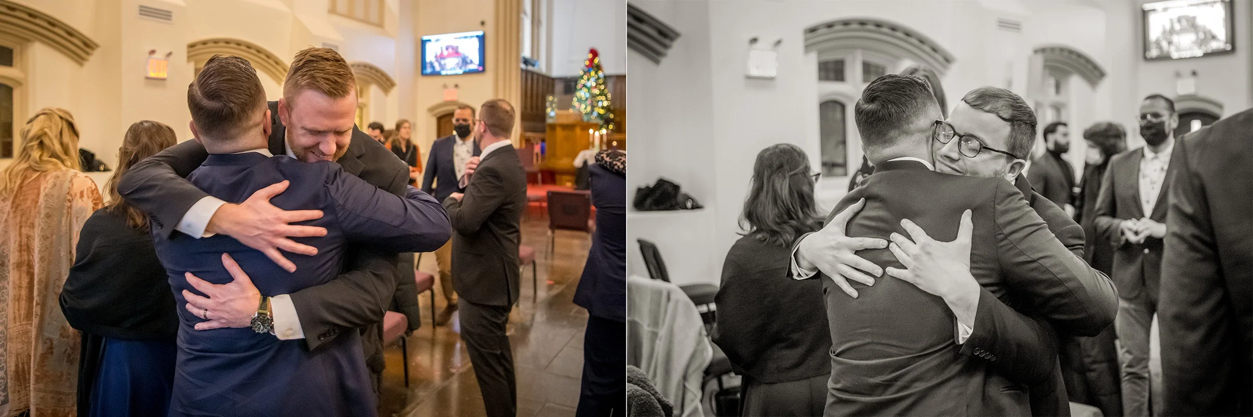  The Wedding of Dan and Harold at the Church of the Village in Manhattan, New York. (Photo by Craig Warga) 