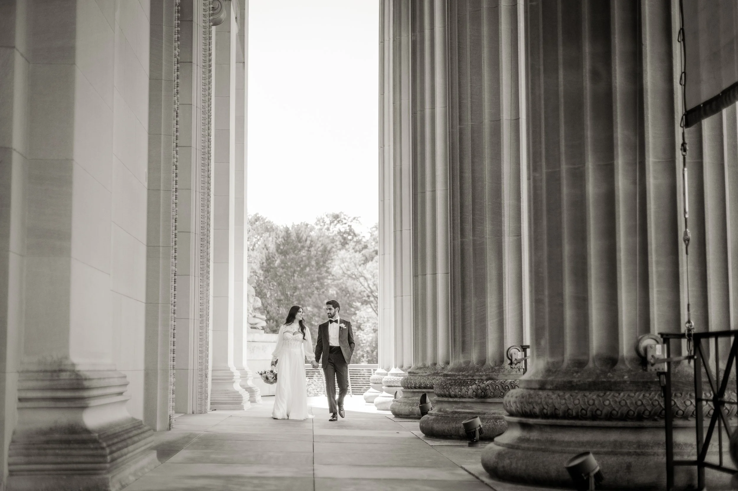  The Wedding of Michelle and Bryan at the Brooklyn Museum of Art. (Photo by Craig Warga) 