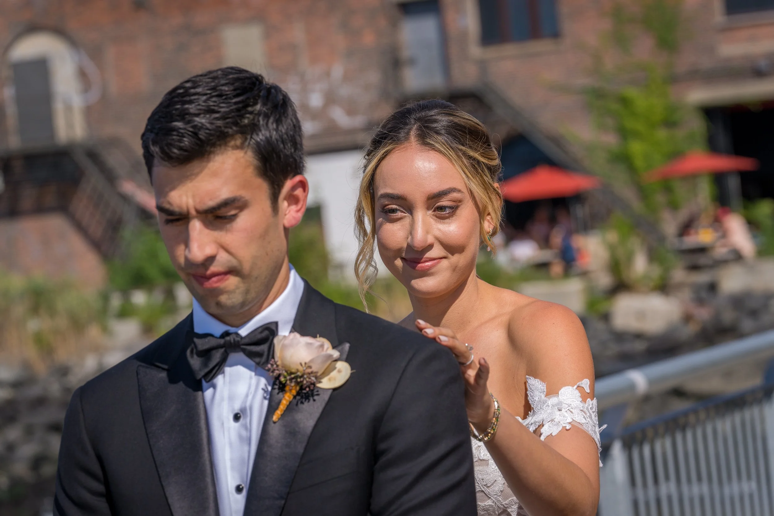  The Wedding of Alyssa and Nick at the Liberty Warehouse in Brooklyn, NY. (Photo by Craig Warga) 