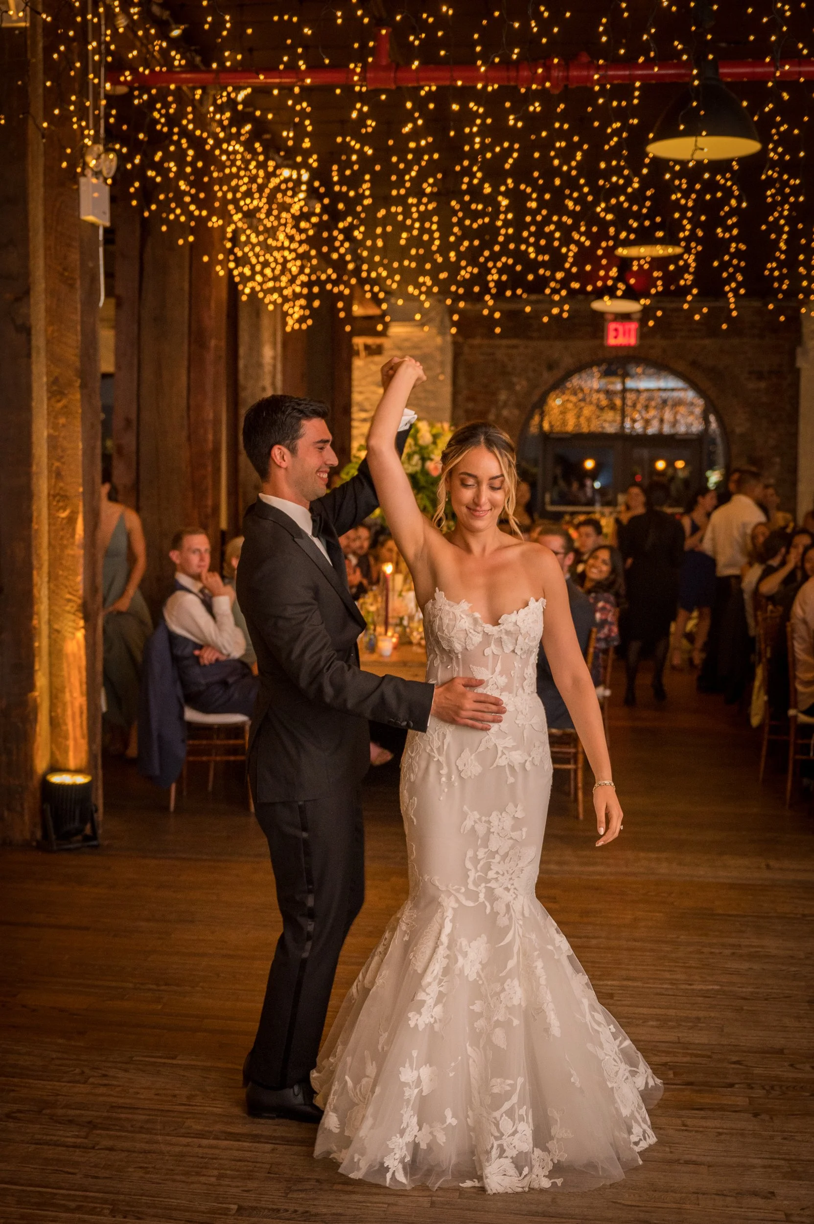  The Wedding of Alyssa and Nick at the Liberty Warehouse in Brooklyn, NY. (Photo by Craig Warga) 