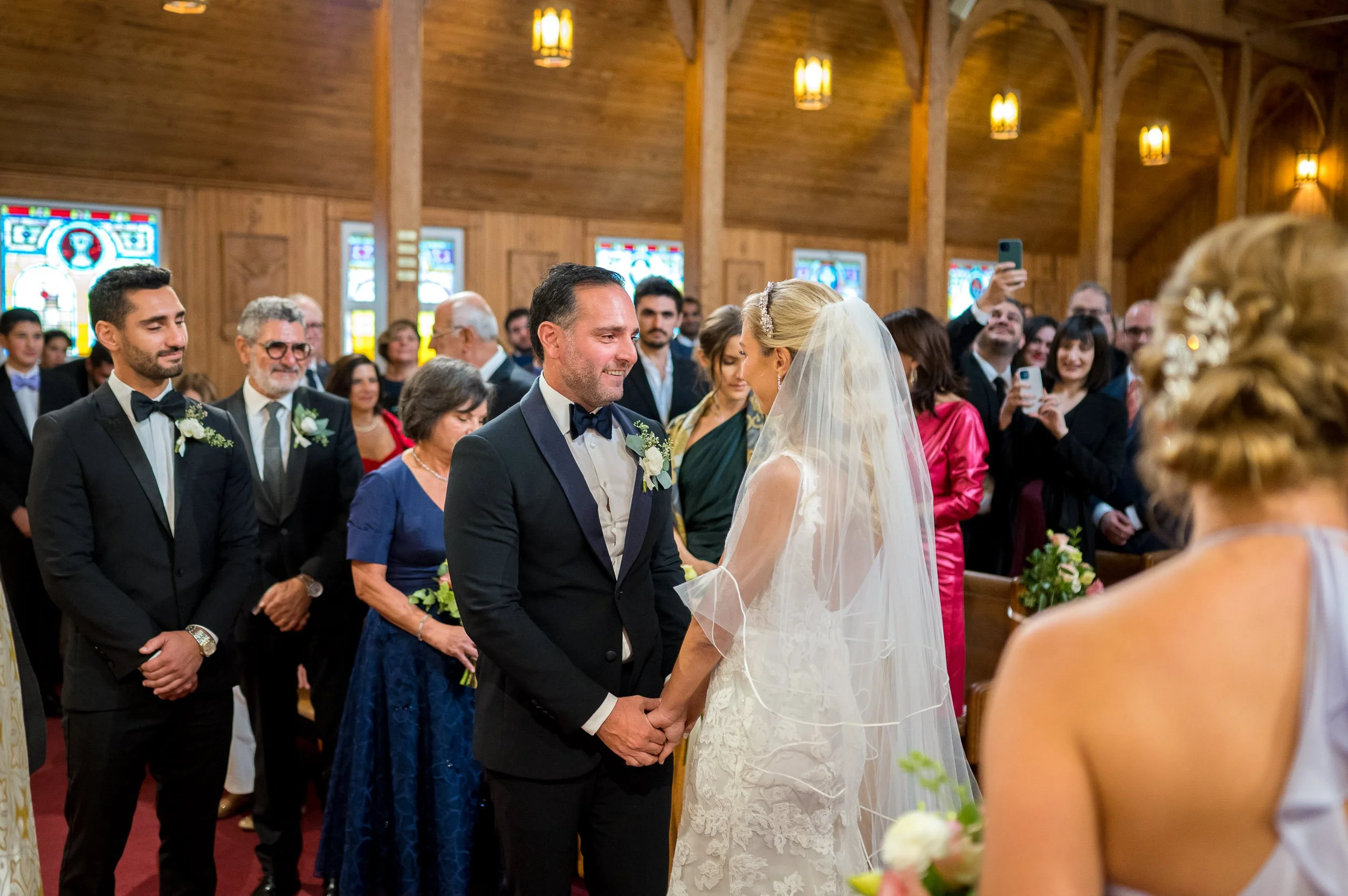  The Wedding of Emily and Serge at the Roundtree in Amagansett, NY. (Photo by Craig Warga) 