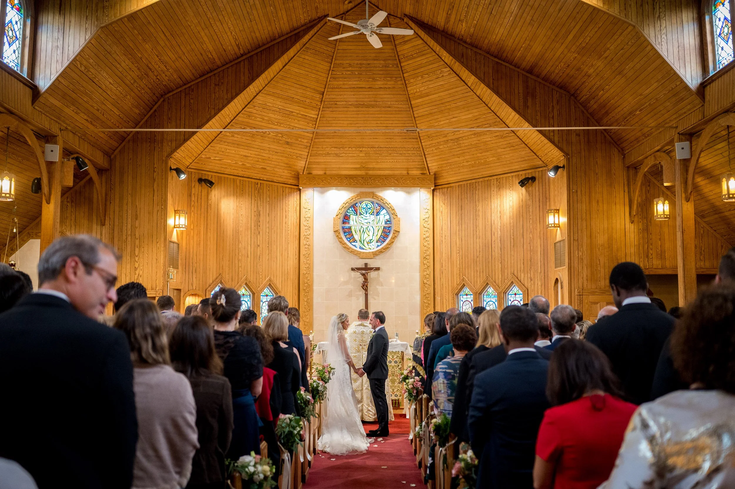  The Wedding of Emily and Serge at the Roundtree in Amagansett, NY. (Photo by Craig Warga) 