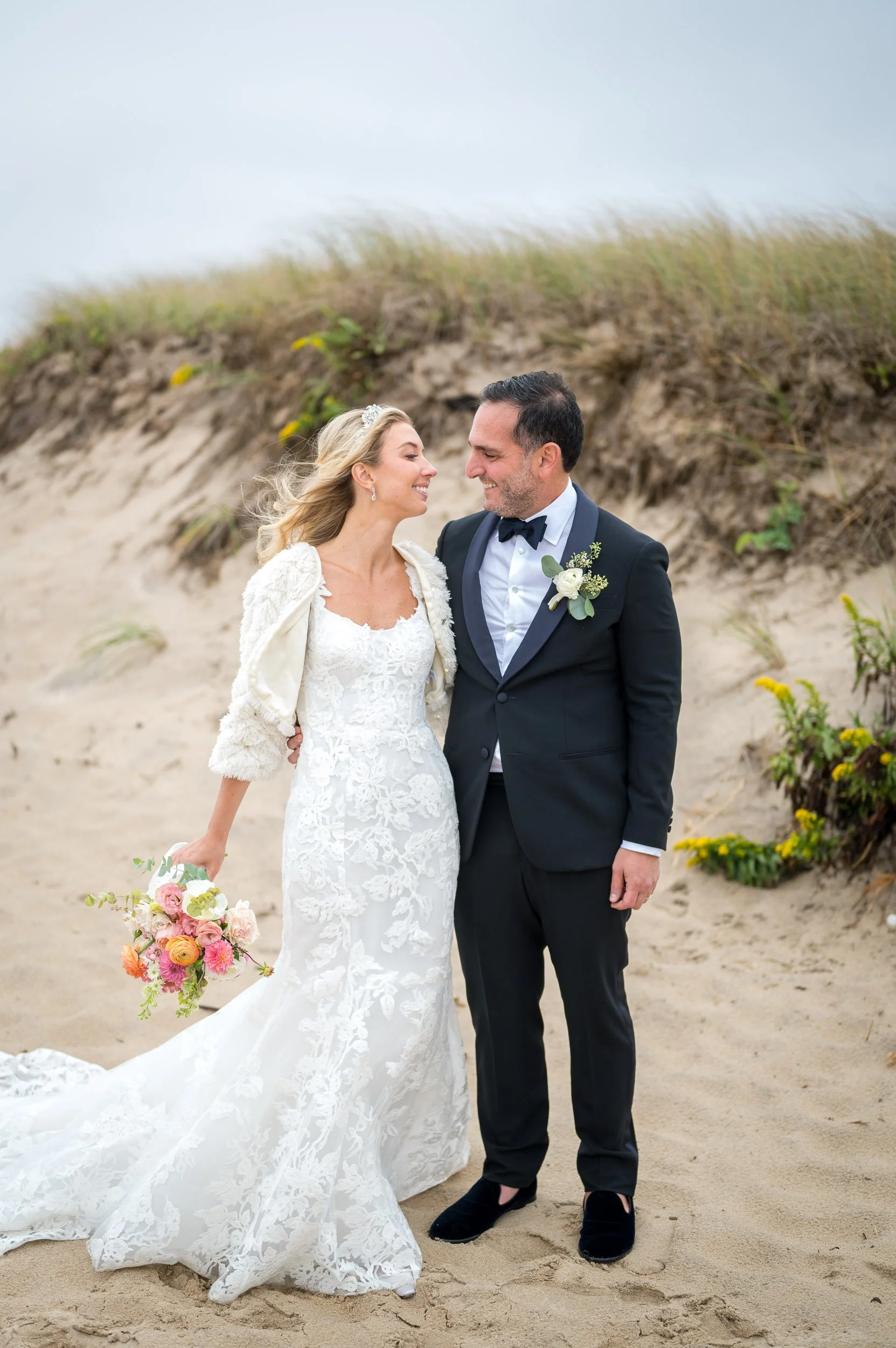  The Wedding of Emily and Serge at the Roundtree in Amagansett, NY. (Photo by Craig Warga) 