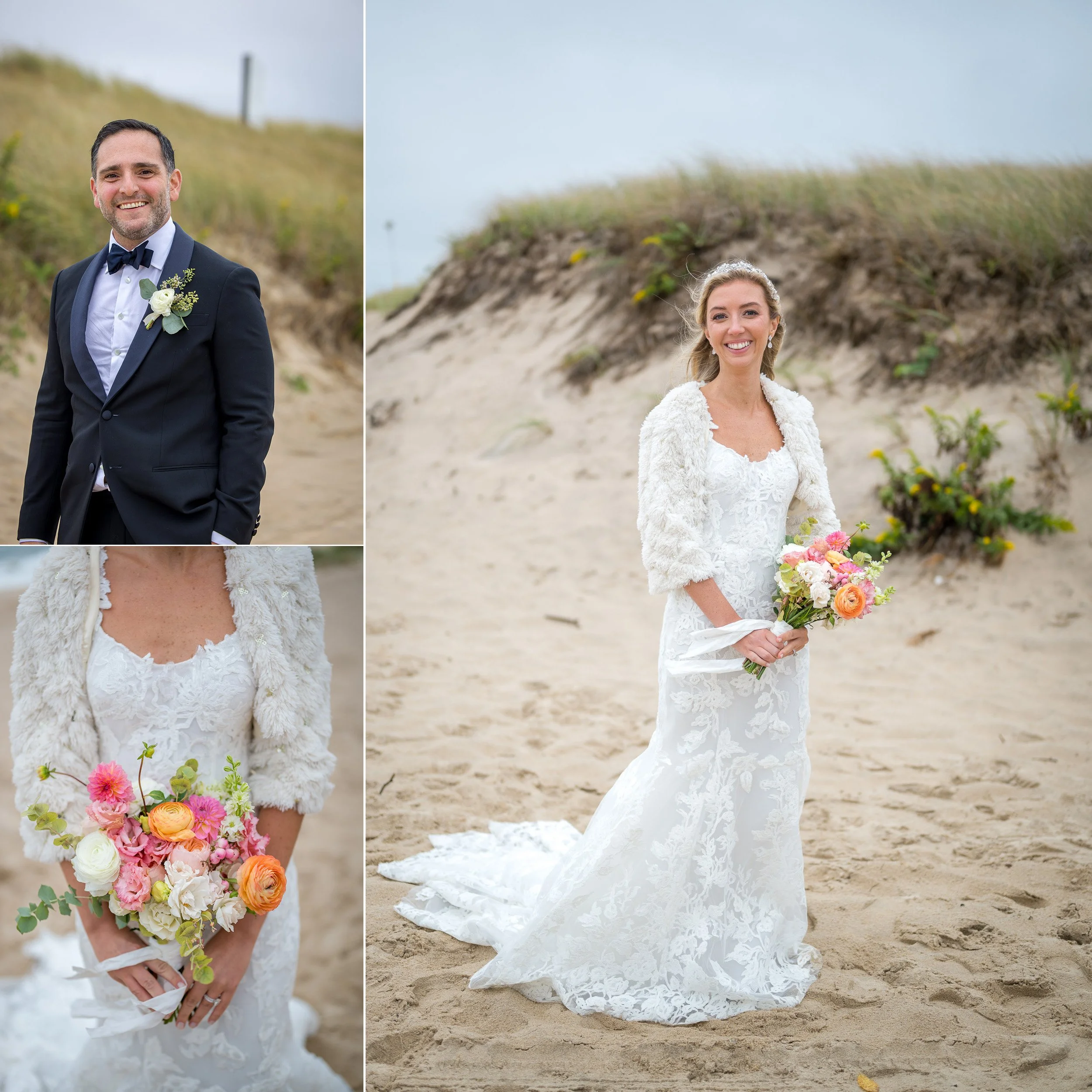  The Wedding of Emily and Serge at the Roundtree in Amagansett, NY. (Photo by Craig Warga) 