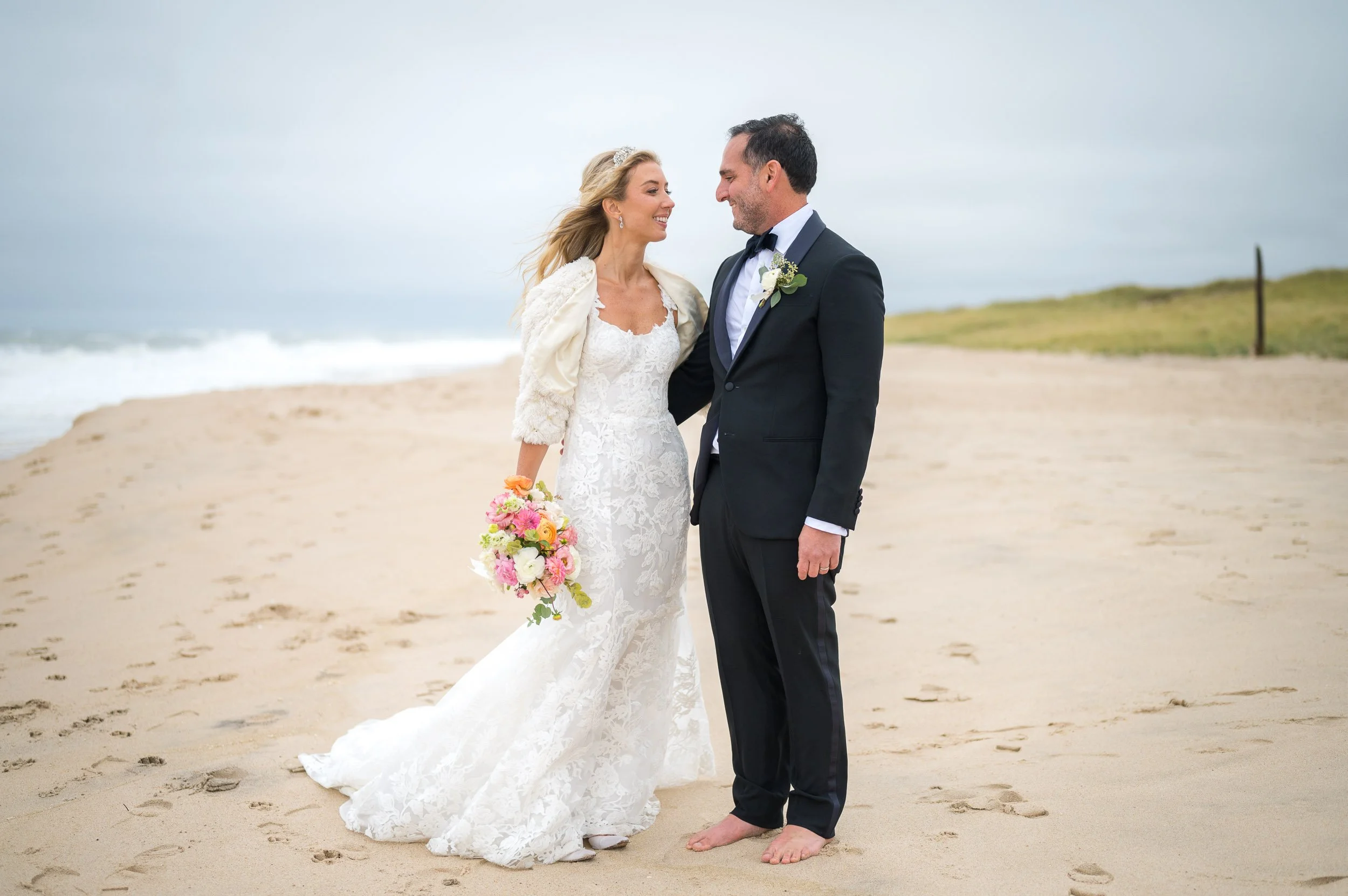  The Wedding of Emily and Serge at the Roundtree in Amagansett, NY. (Photo by Craig Warga) 