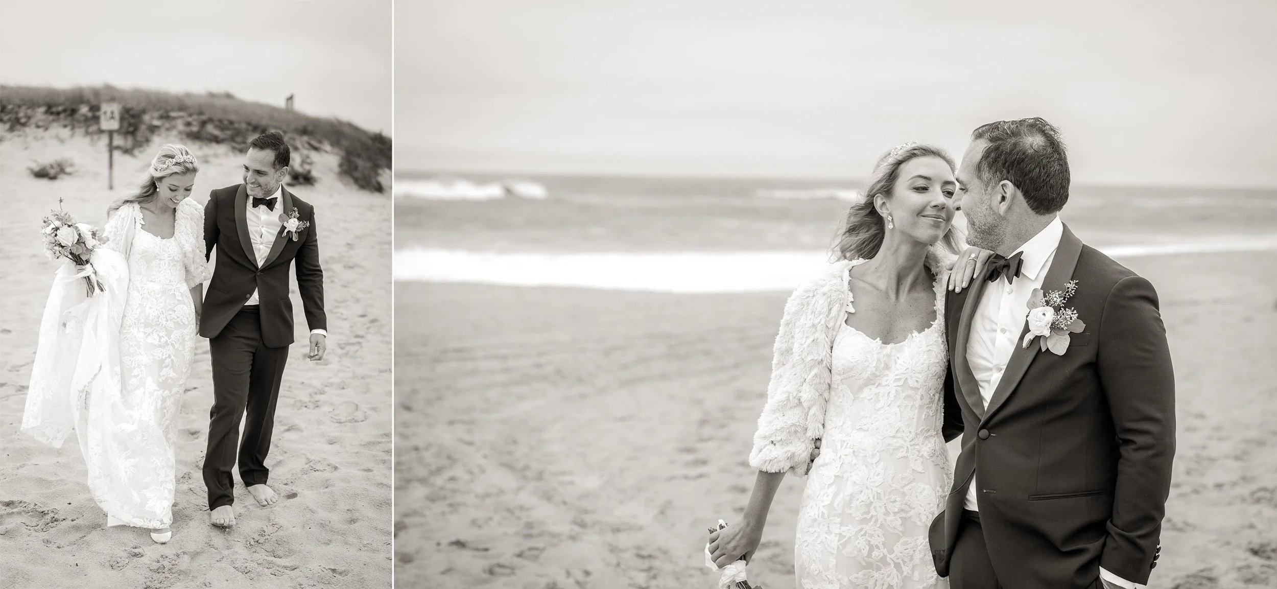  The Wedding of Emily and Serge at the Roundtree in Amagansett, NY. (Photo by Craig Warga) 
