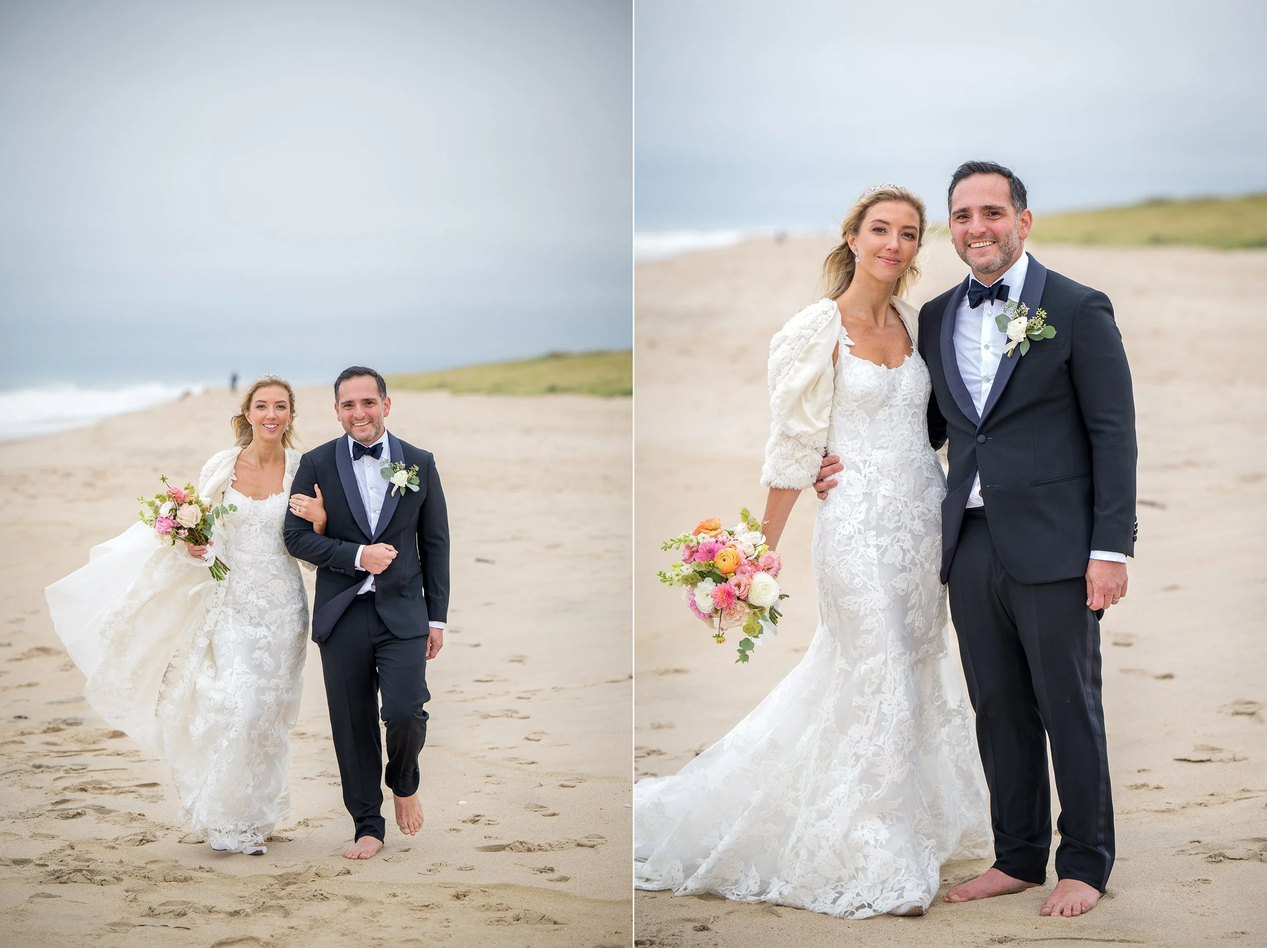  The Wedding of Emily and Serge at the Roundtree in Amagansett, NY. (Photo by Craig Warga) 