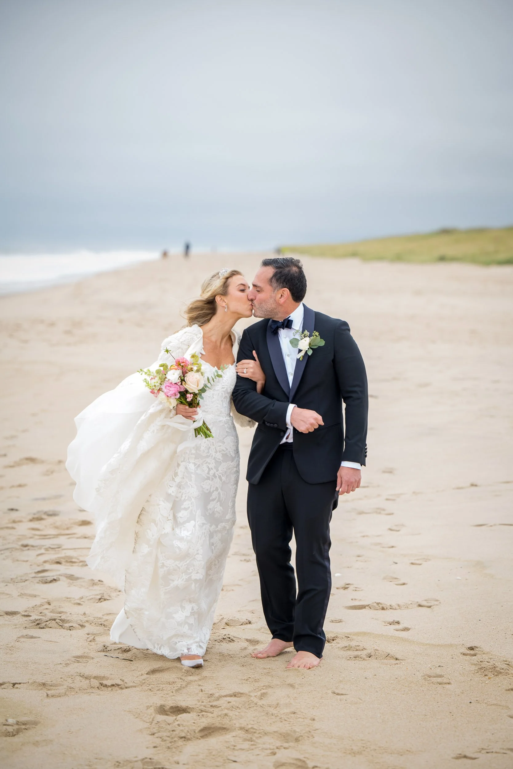  The Wedding of Emily and Serge at the Roundtree in Amagansett, NY. (Photo by Craig Warga) 