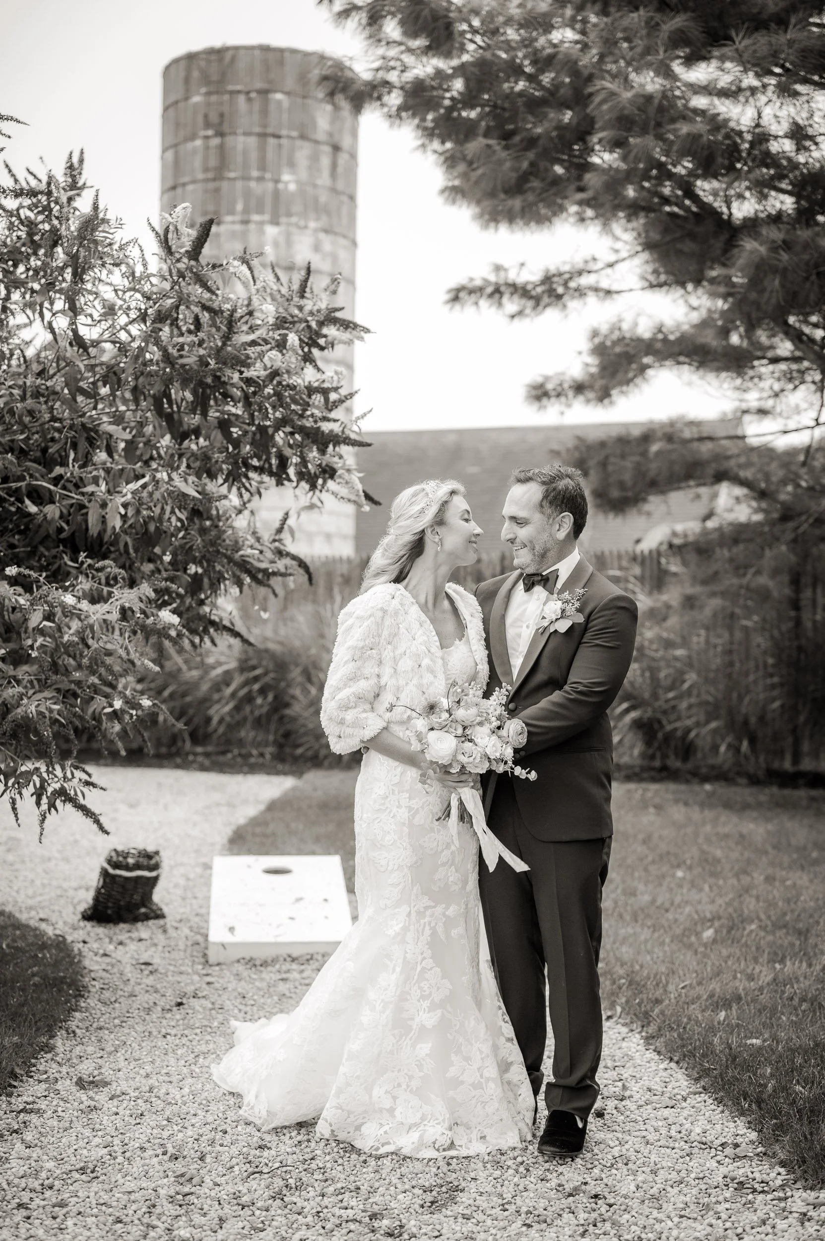  The Wedding of Emily and Serge at the Roundtree in Amagansett, NY. (Photo by Craig Warga) 