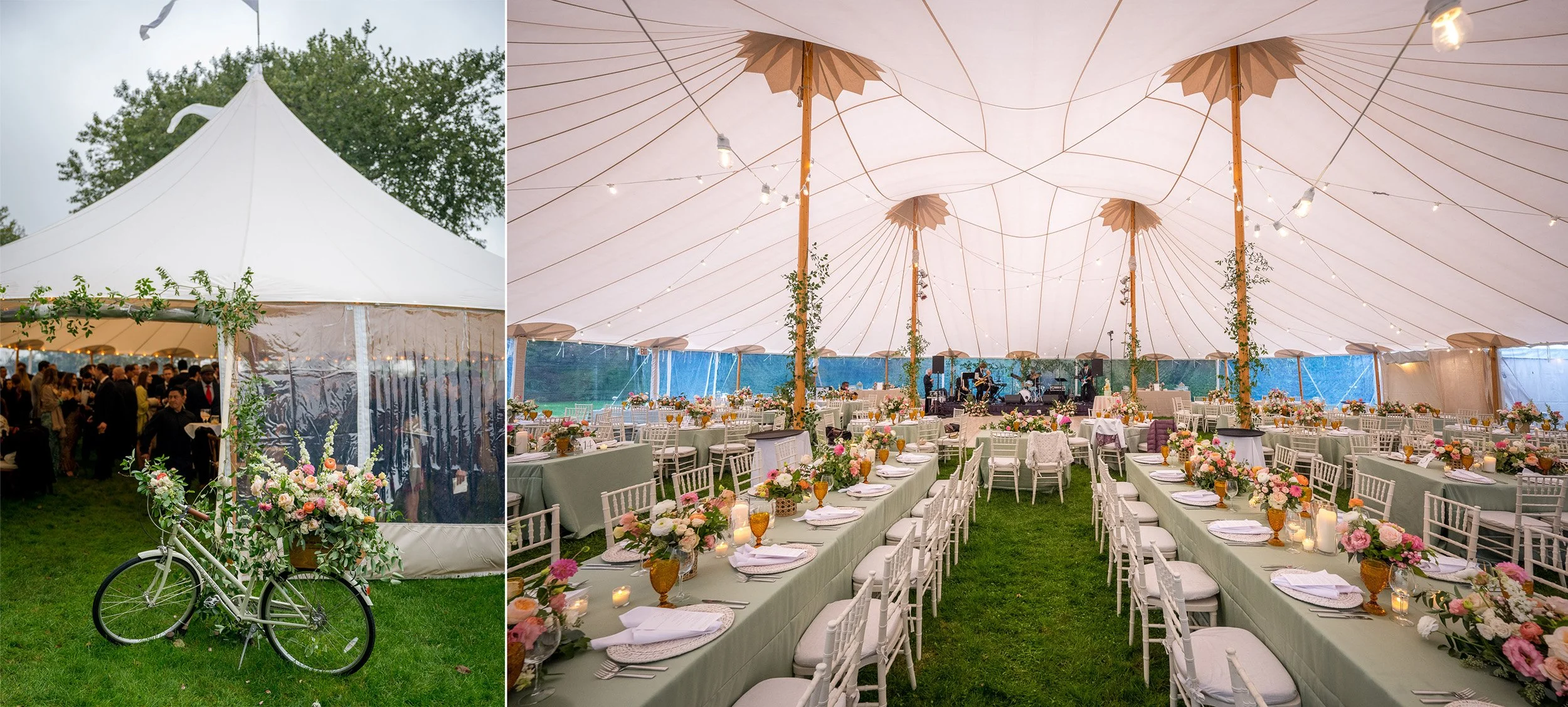 The Wedding of Emily and Serge at the Roundtree in Amagansett, NY. (Photo by Craig Warga) 
