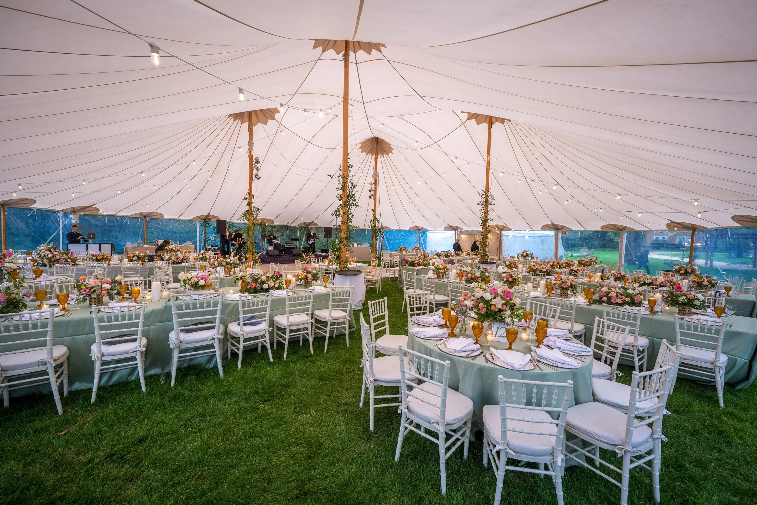  The Wedding of Emily and Serge at the Roundtree in Amagansett, NY. (Photo by Craig Warga) 