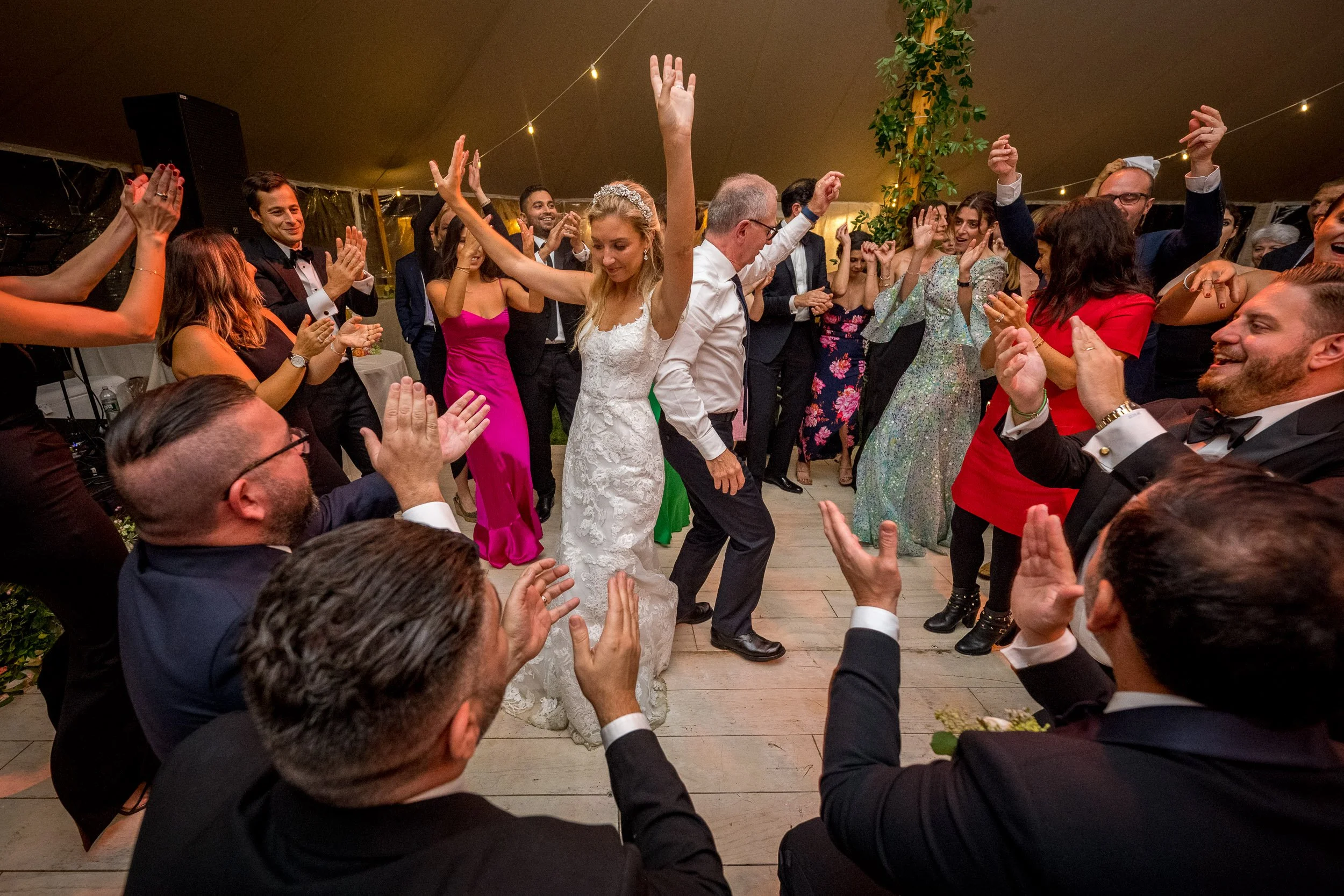  The Wedding of Emily and Serge at the Roundtree in Amagansett, NY. (Photo by Craig Warga) 