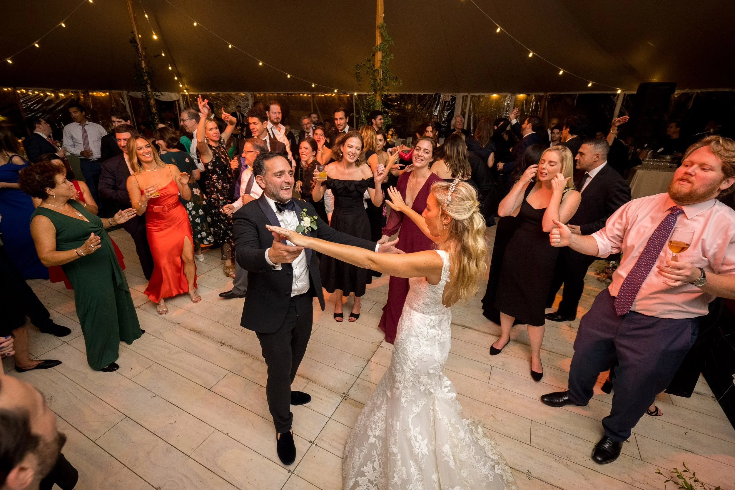  The Wedding of Emily and Serge at the Roundtree in Amagansett, NY. (Photo by Craig Warga) 