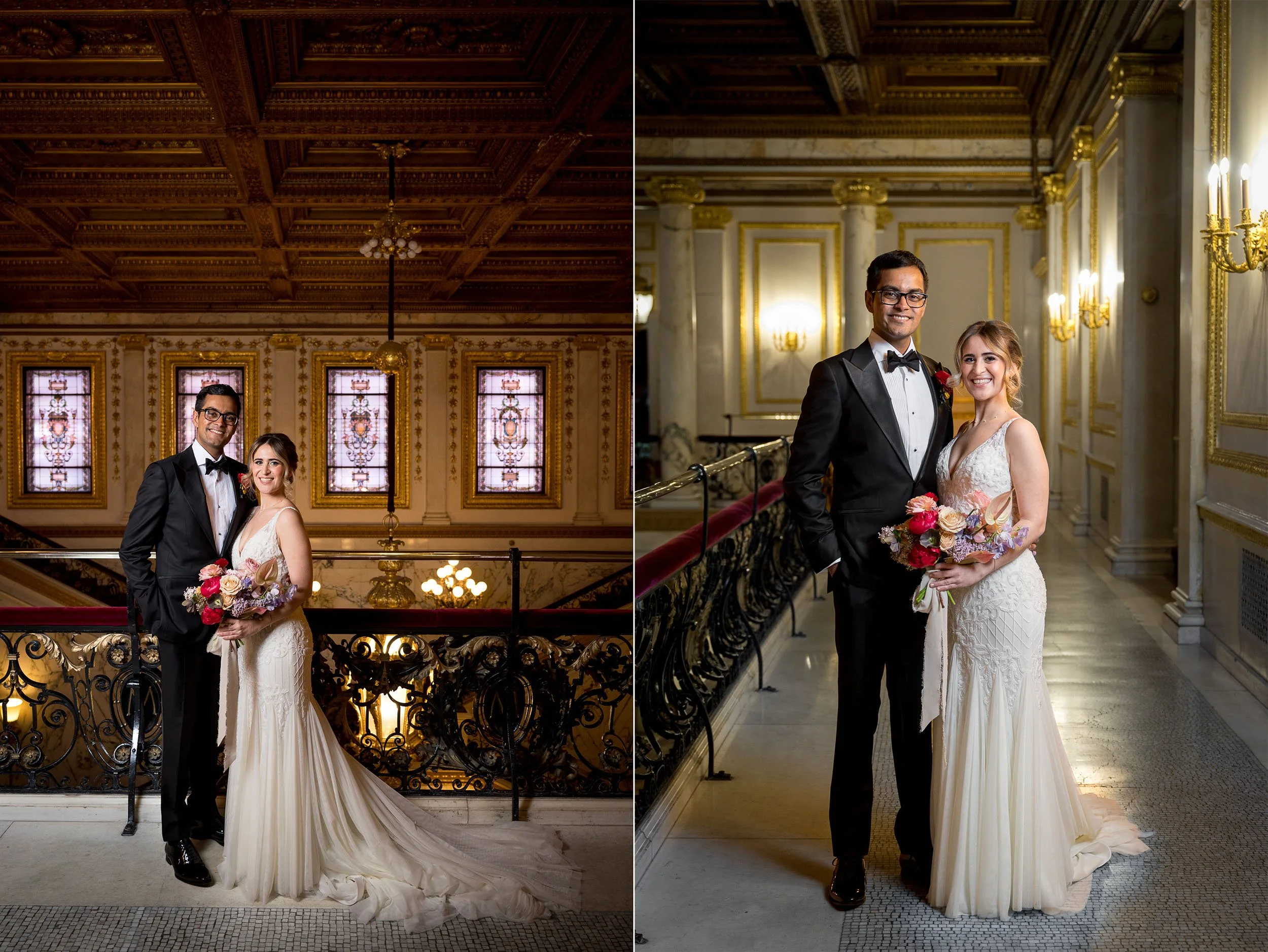  Anna + Vinny’s wedding at The Met Club, NYC, March 25, 2023. (Photo by Craig Warga) 