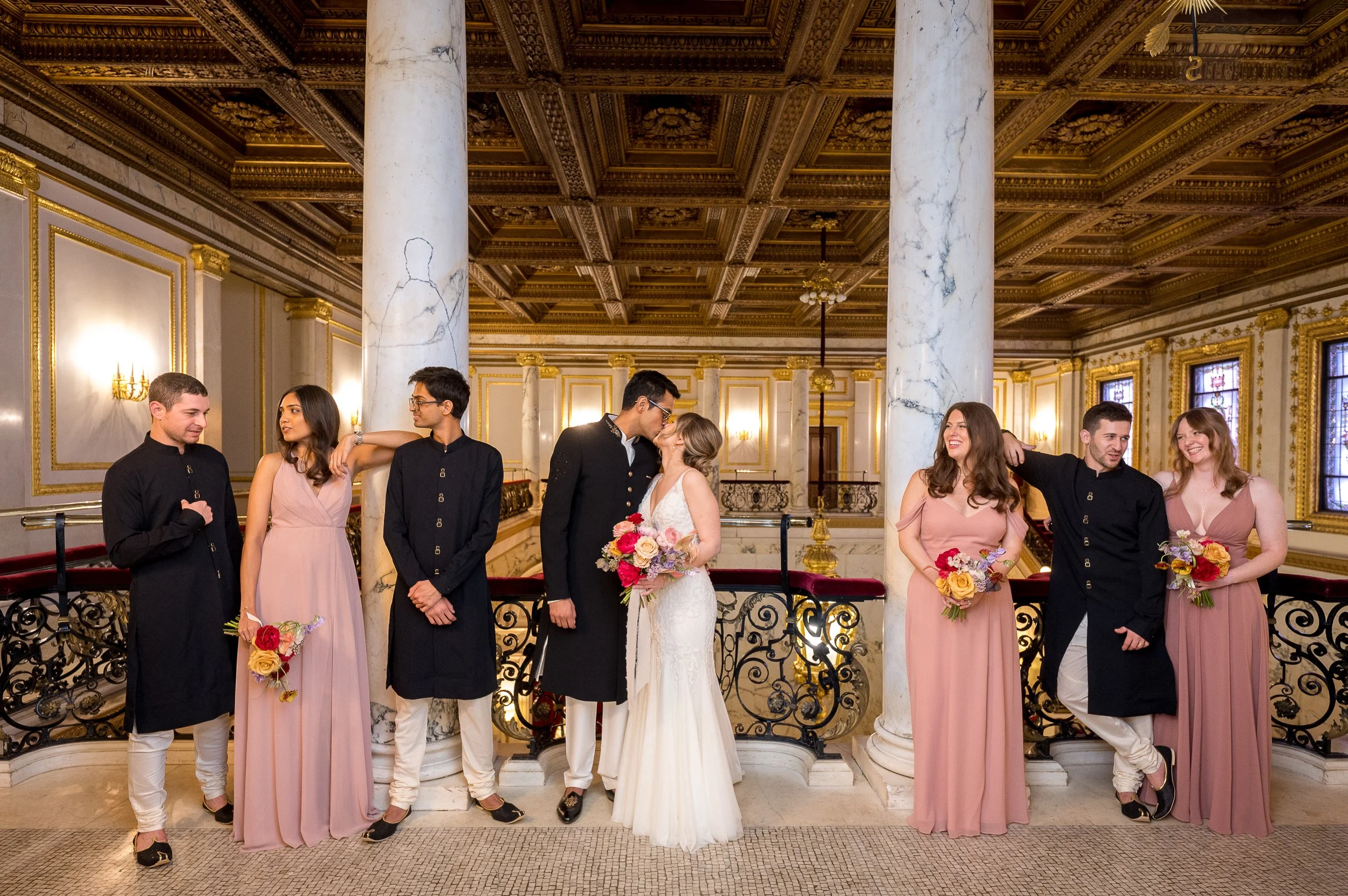  Anna + Vinny’s wedding at The Met Club, NYC, March 25, 2023. (Photo by Craig Warga) 