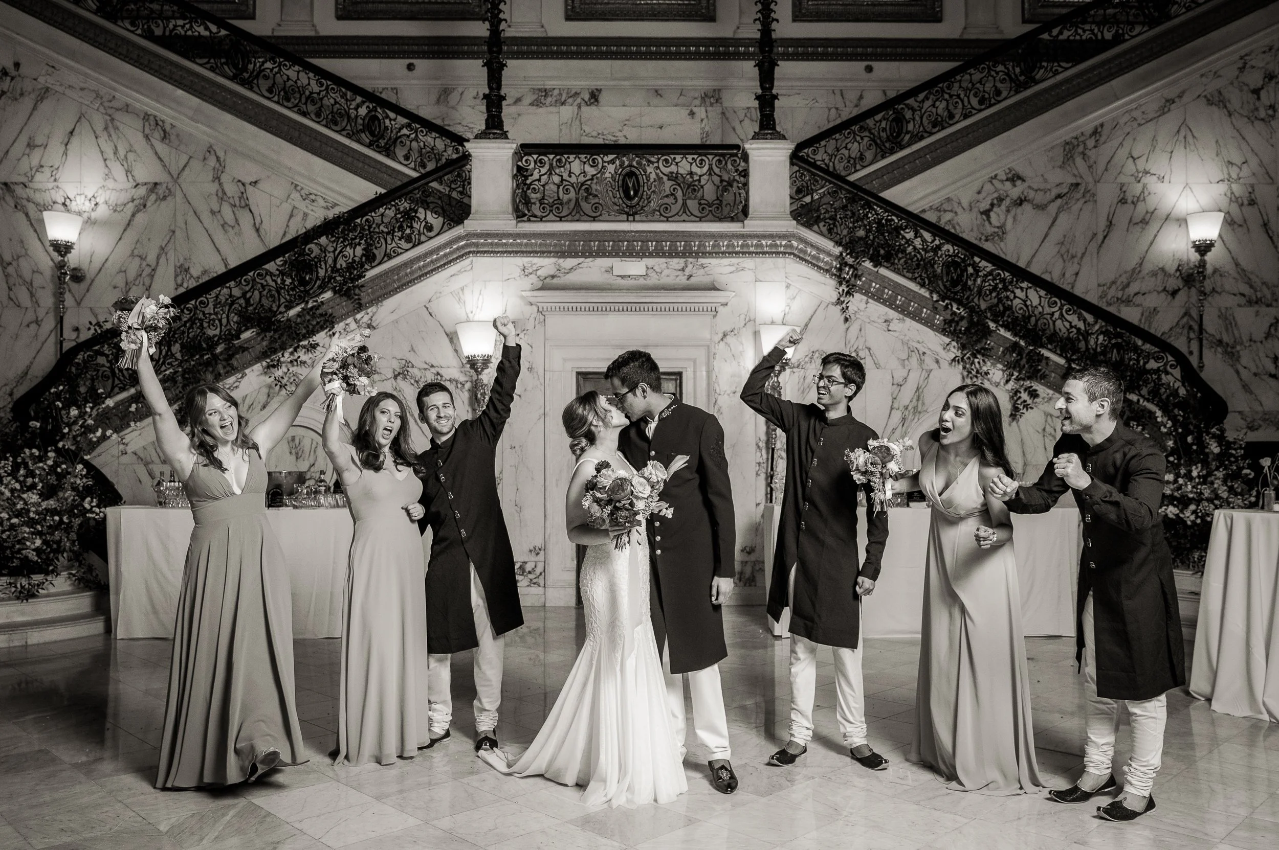  Anna + Vinny’s wedding at The Met Club, NYC, March 25, 2023. (Photo by Craig Warga) 