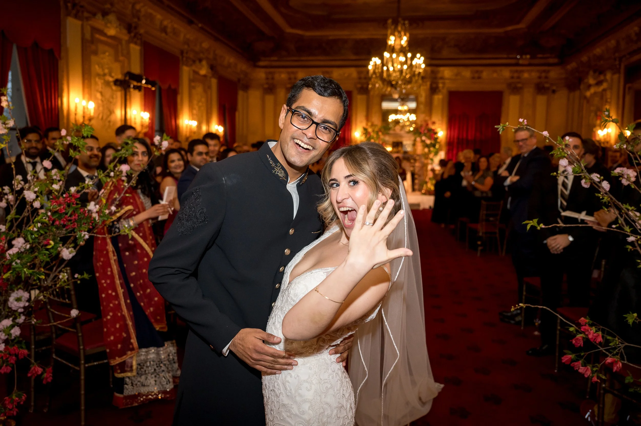  Anna + Vinny’s wedding at The Met Club, NYC, March 25, 2023. (Photo by Craig Warga) 