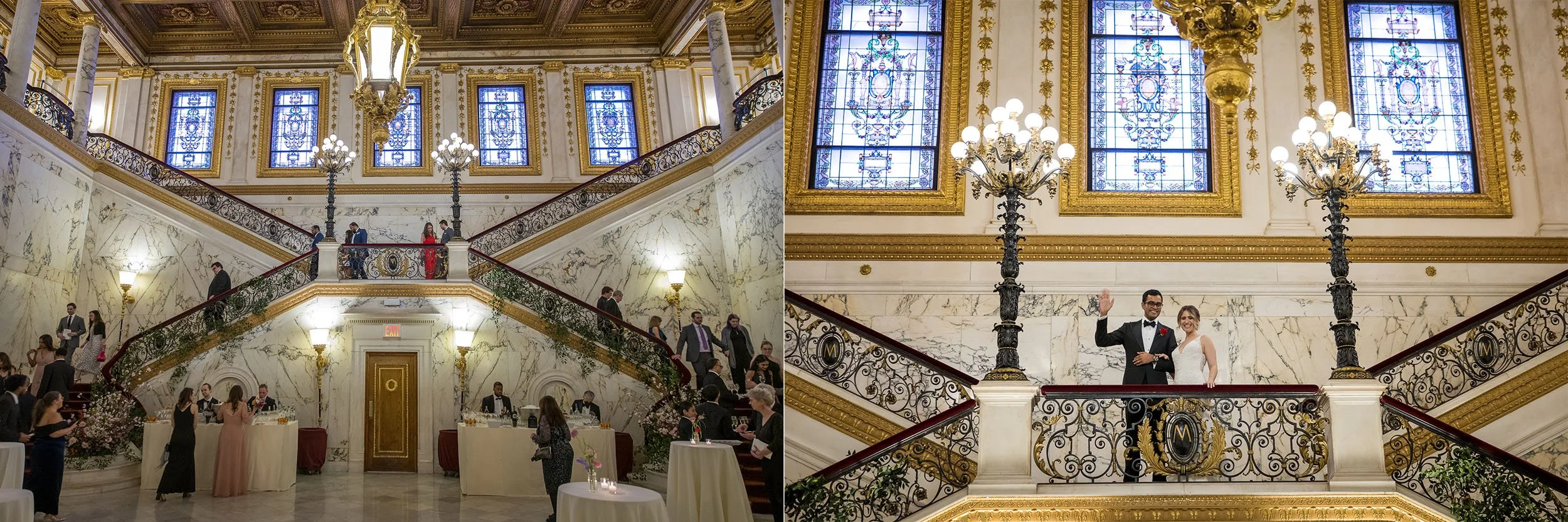  Anna + Vinny’s wedding at The Met Club, NYC, March 25, 2023. (Photo by Craig Warga) 
