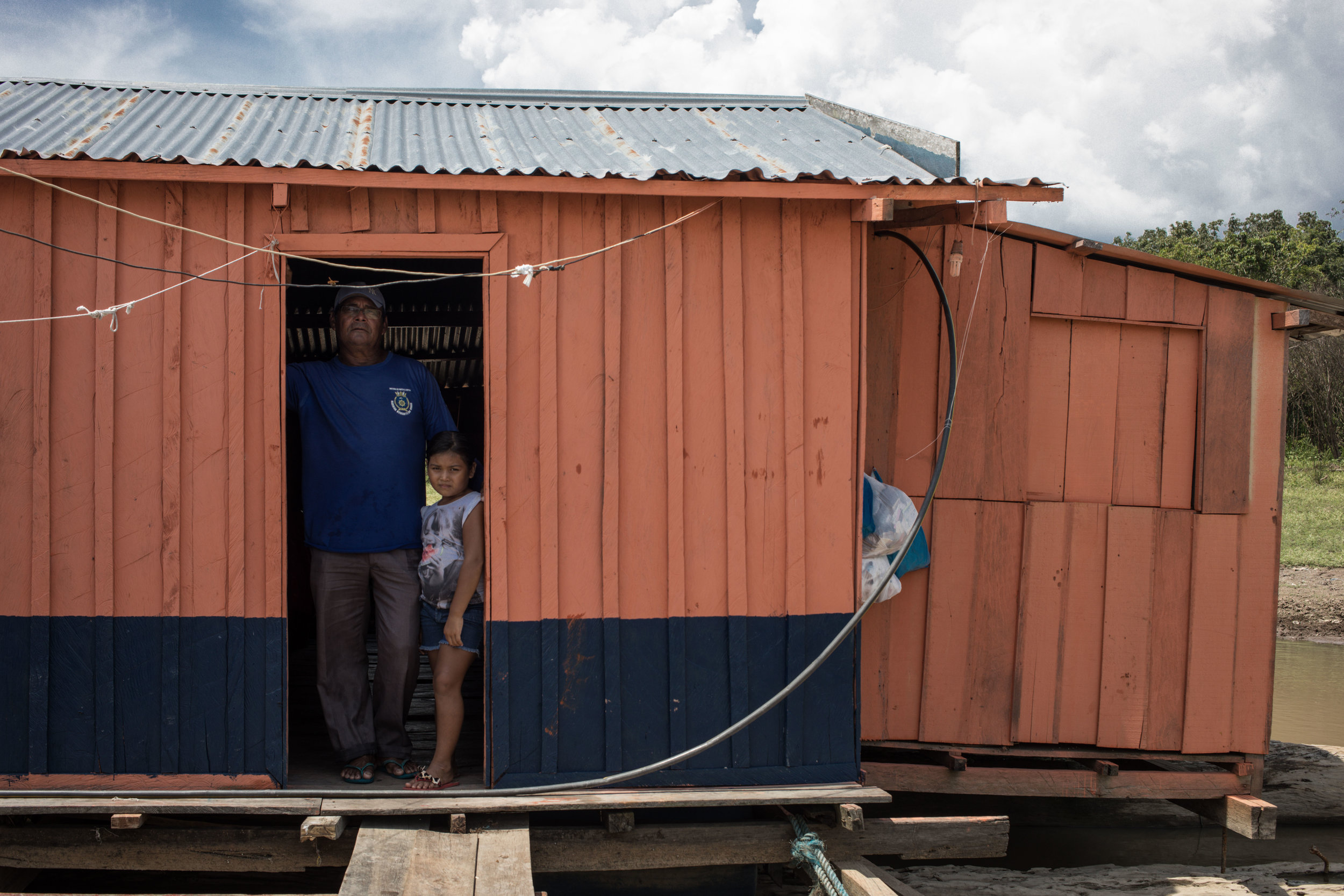 Floating Village in Manaus, Brazil