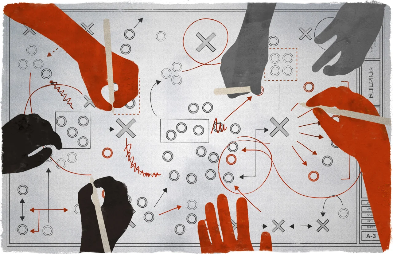 Illustration for " The Civic Entrepreneur ," an interview with Indy Johar