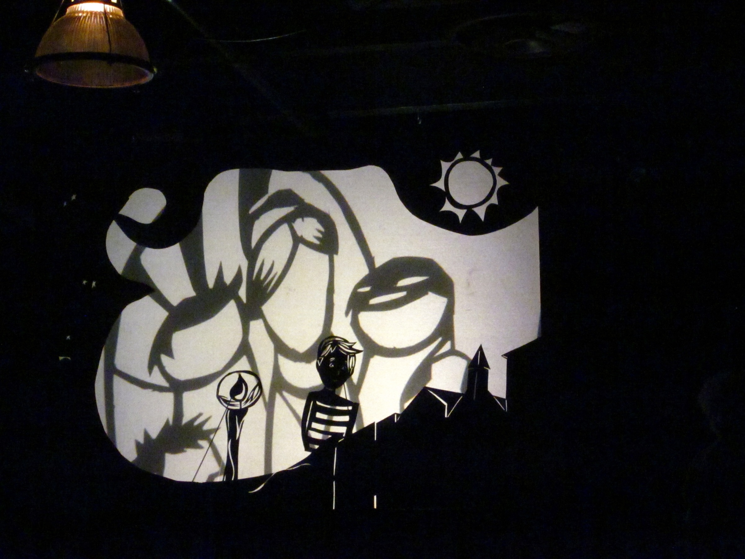 Tale #74: Etoiles, as part of Grigori's Pfantastik Big Time Show. At "After hours at Theatre Passe Muraille" November 2011 with Dutch Uncle Puppetry, directed by Maya Rabinovitch, performed by Daniel Briere, Erin Fleck and Marcus Jamin.