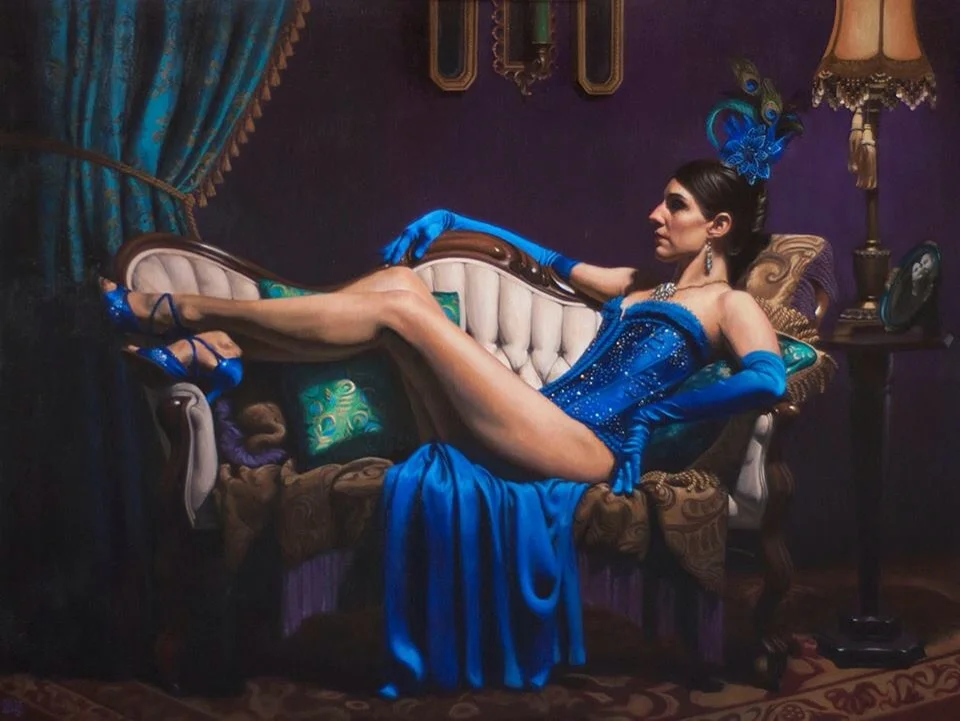 Eartha Delights IV Oil on Canvas Adhered to Panel 36" x 48"