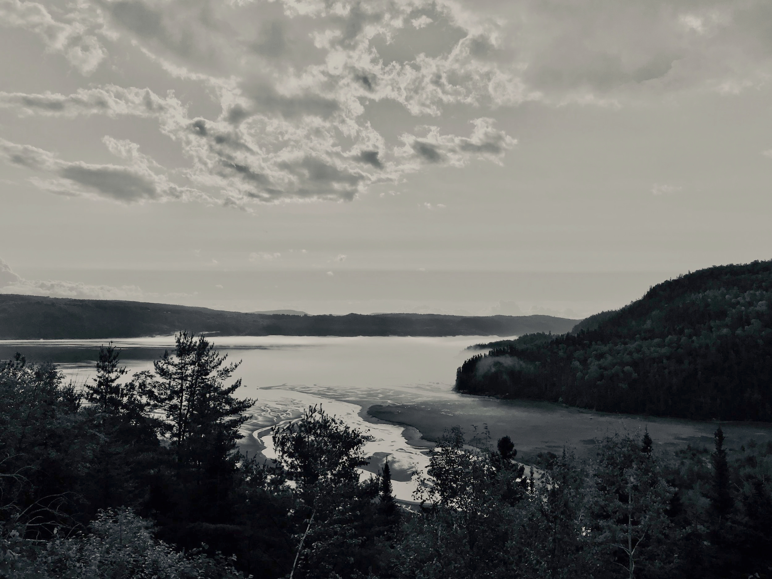 Layers Of Gray, Saguenay River, August 2017